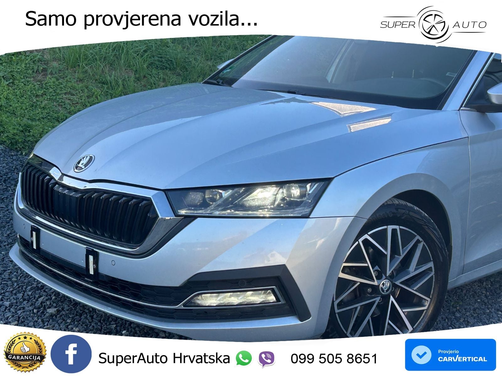 Škoda Octavia Combi 2.0 TDI (150 KS) DSG LED+GR SJED+ACC