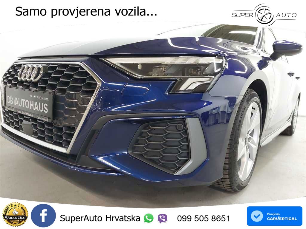 Audi A3 35 TFSI (150 KS) S tronic S line LED+GR SJED+ACC