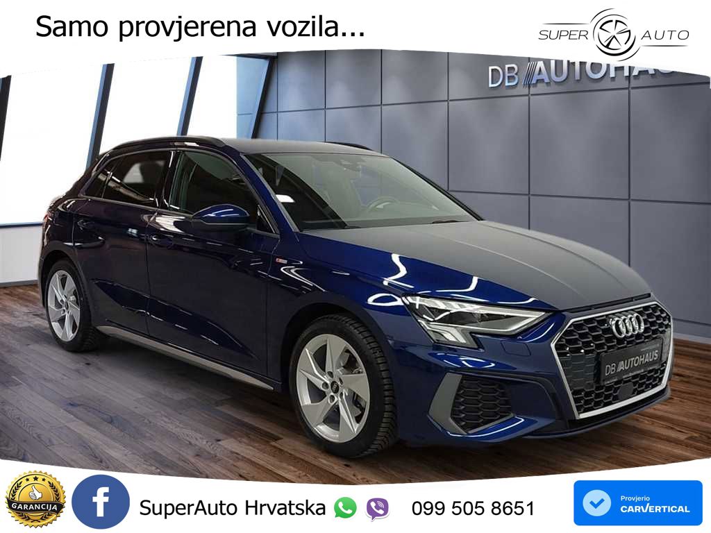 Audi A3 35 TFSI (150 KS) S tronic S line LED+GR SJED+ACC