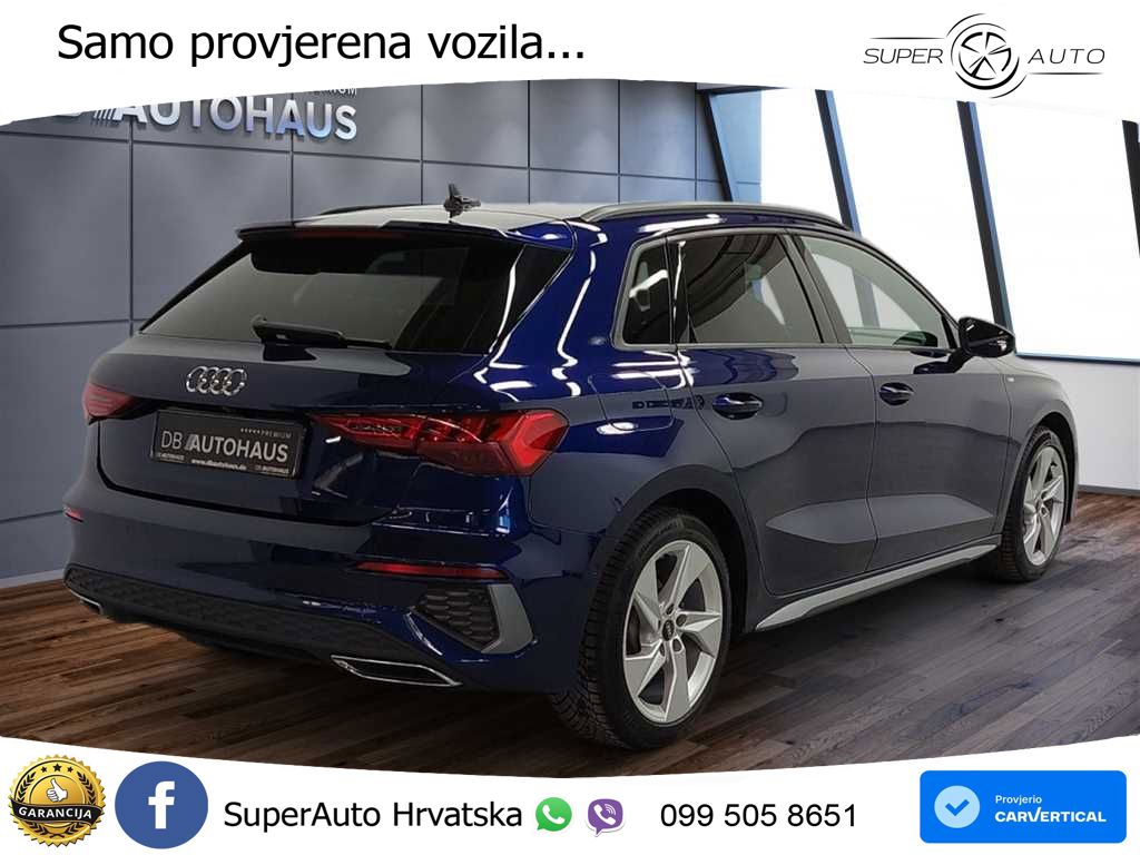 Audi A3 35 TFSI (150 KS) S tronic S line LED+GR SJED+ACC