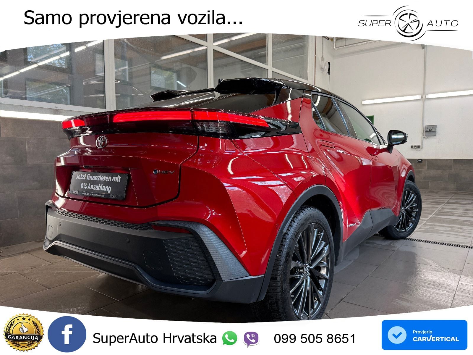 Toyota C-HR 2.0 (198 KS) Hybrid AWD e-CVT LED+GR SJED+ACC
