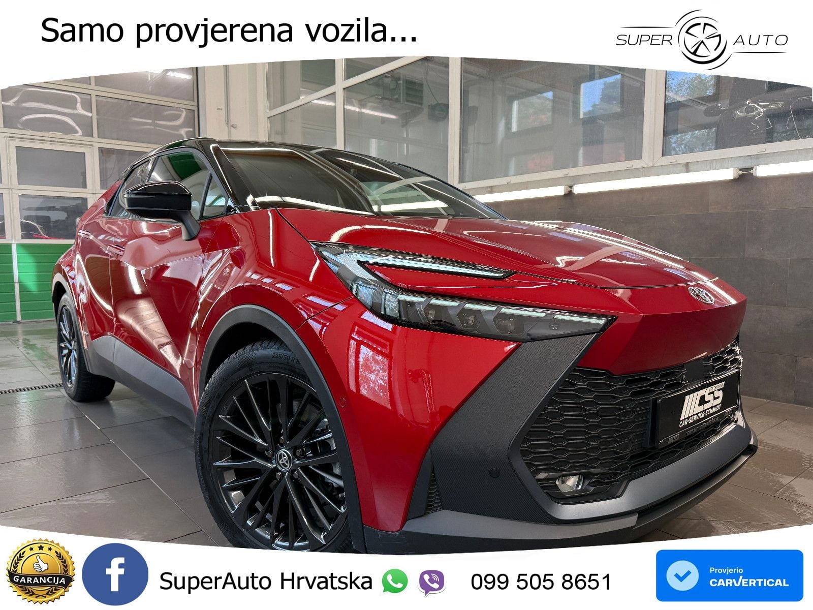 Toyota C-HR 2.0 (198 KS) Hybrid AWD e-CVT LED+GR SJED+ACC
