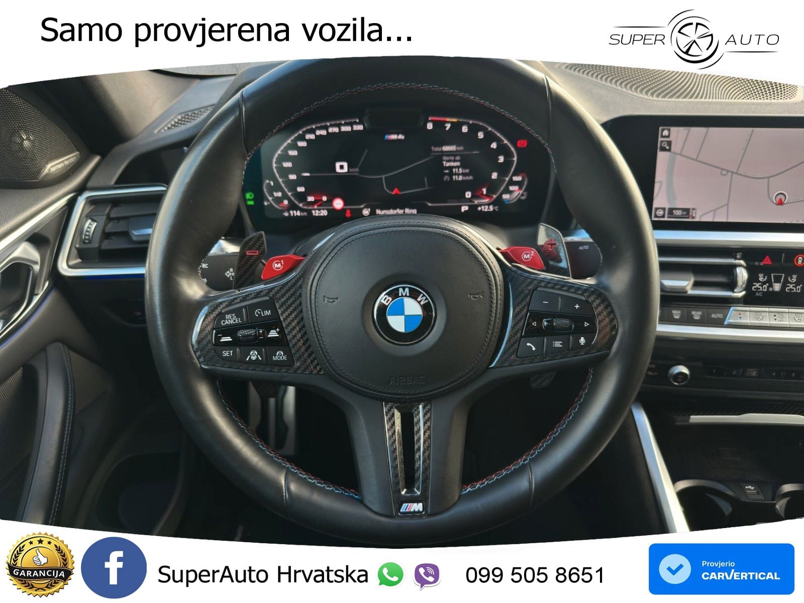 BMW M4 Competition 3.0 (510 KS) Steptronic LED+GR SJED+ACC