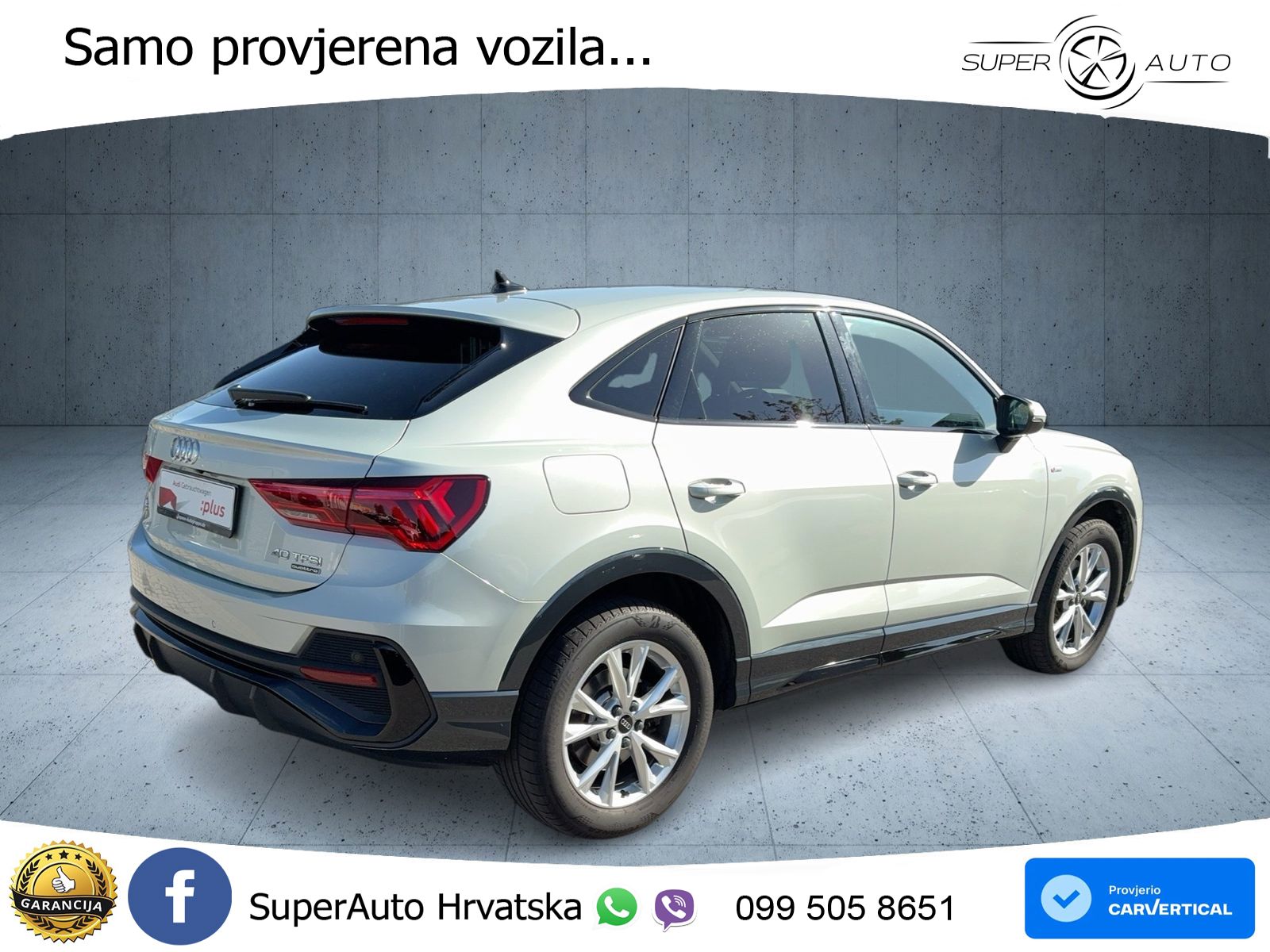 Audi Q3 Sportback 40 TFSI (190 KS) quattro S tronic S line