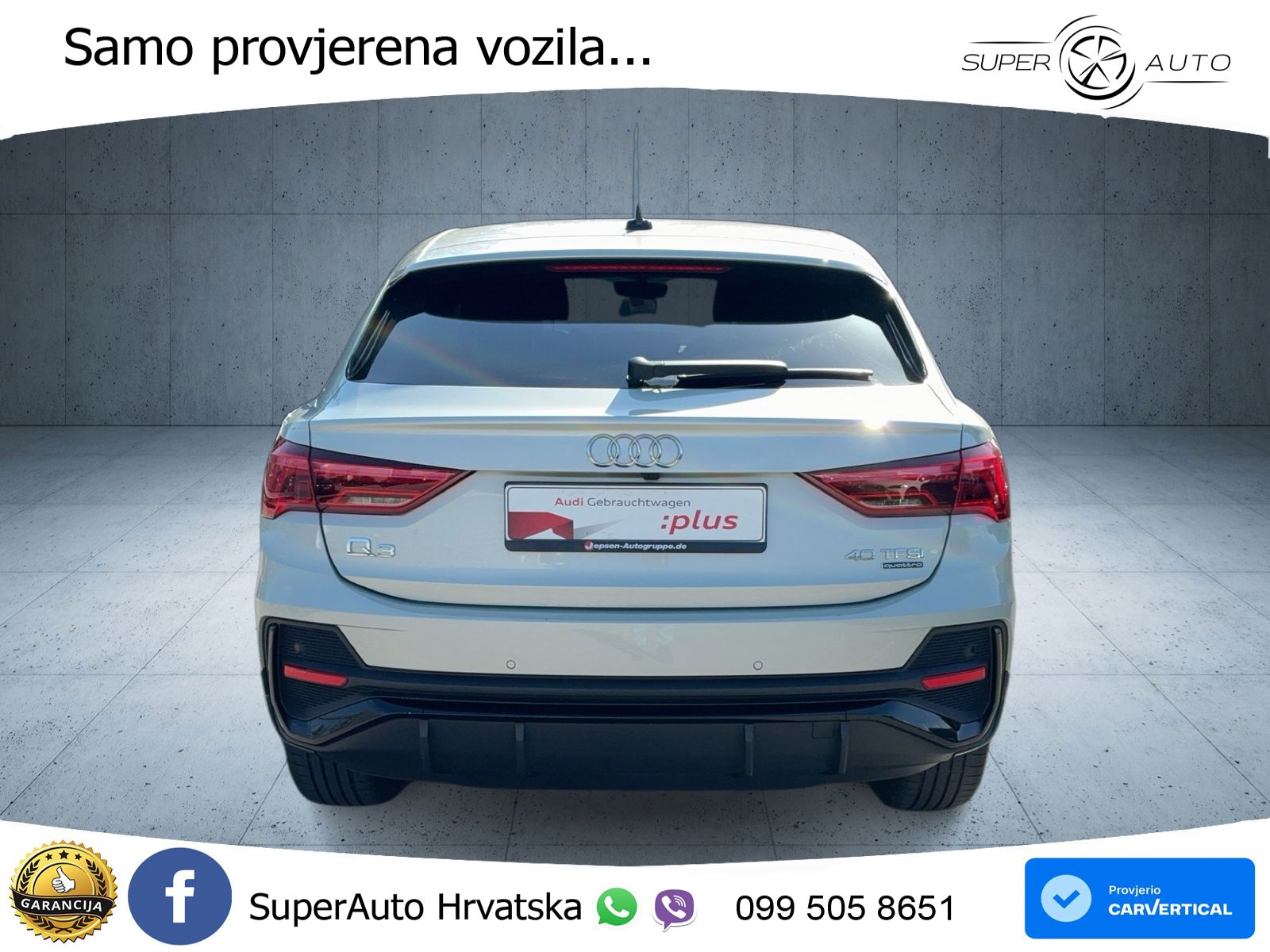 Audi Q3 Sportback 40 TFSI (190 KS) quattro S tronic S line