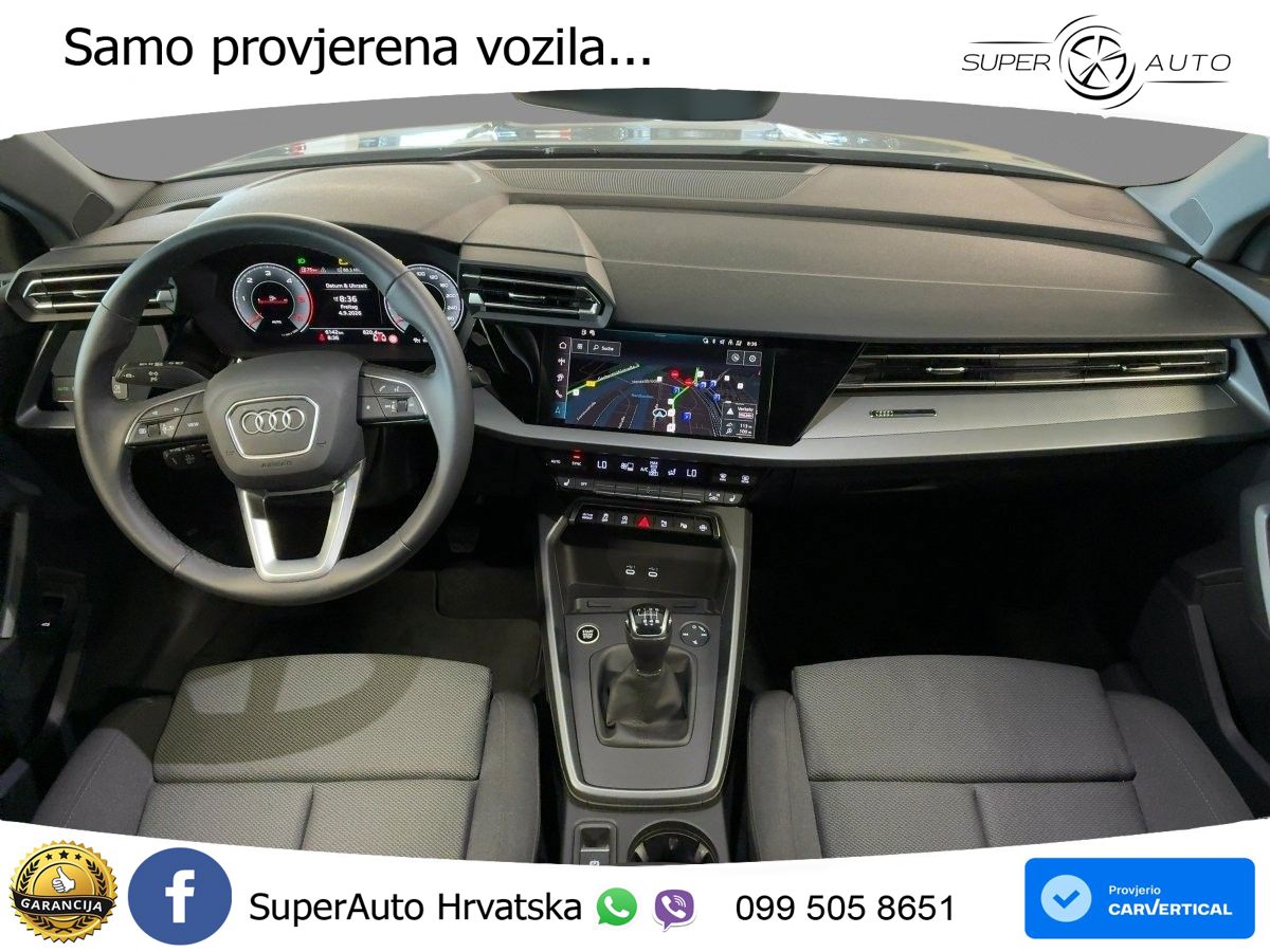 Audi A3 30 TDI (116 KS) advanced LED+GR SJED+ACC