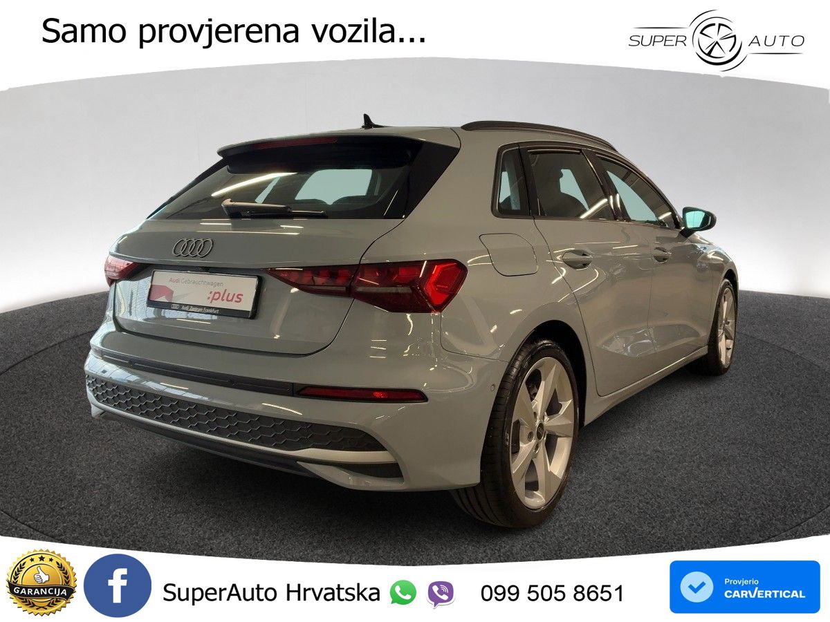 Audi A3 30 TDI (116 KS) advanced LED+GR SJED+ACC