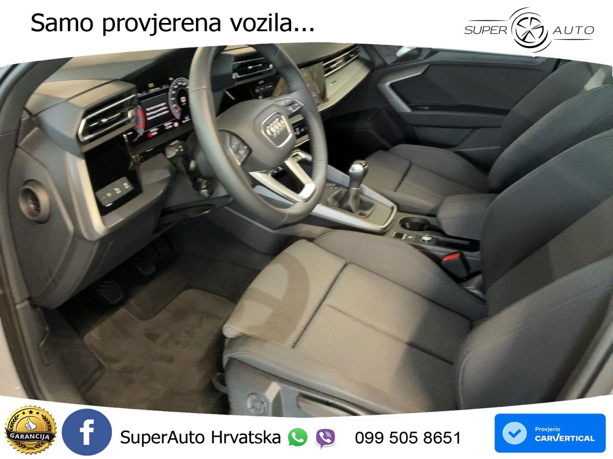 Audi A3 30 TDI (116 KS) advanced LED+GR SJED+ACC