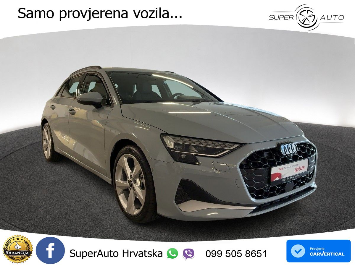 Audi A3 30 TDI (116 KS) advanced LED+GR SJED+ACC