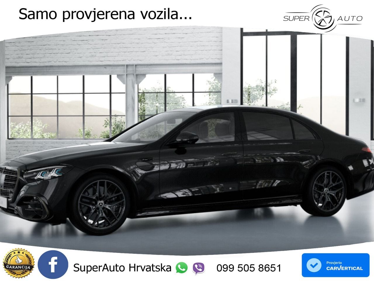 Mercedes S 580 V8 (537 KS) EQ Boost 4MATIC 9G-TRONIC AMG ACC+HEAD+4xGR SJED+360+PANO