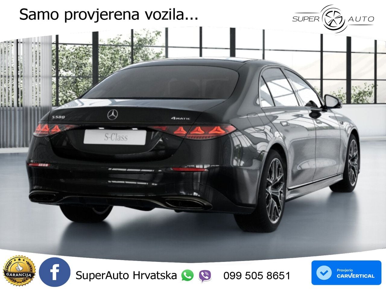 Mercedes S 580 V8 (537 KS) EQ Boost 4MATIC 9G-TRONIC AMG ACC+HEAD+4xGR SJED+360+PANO