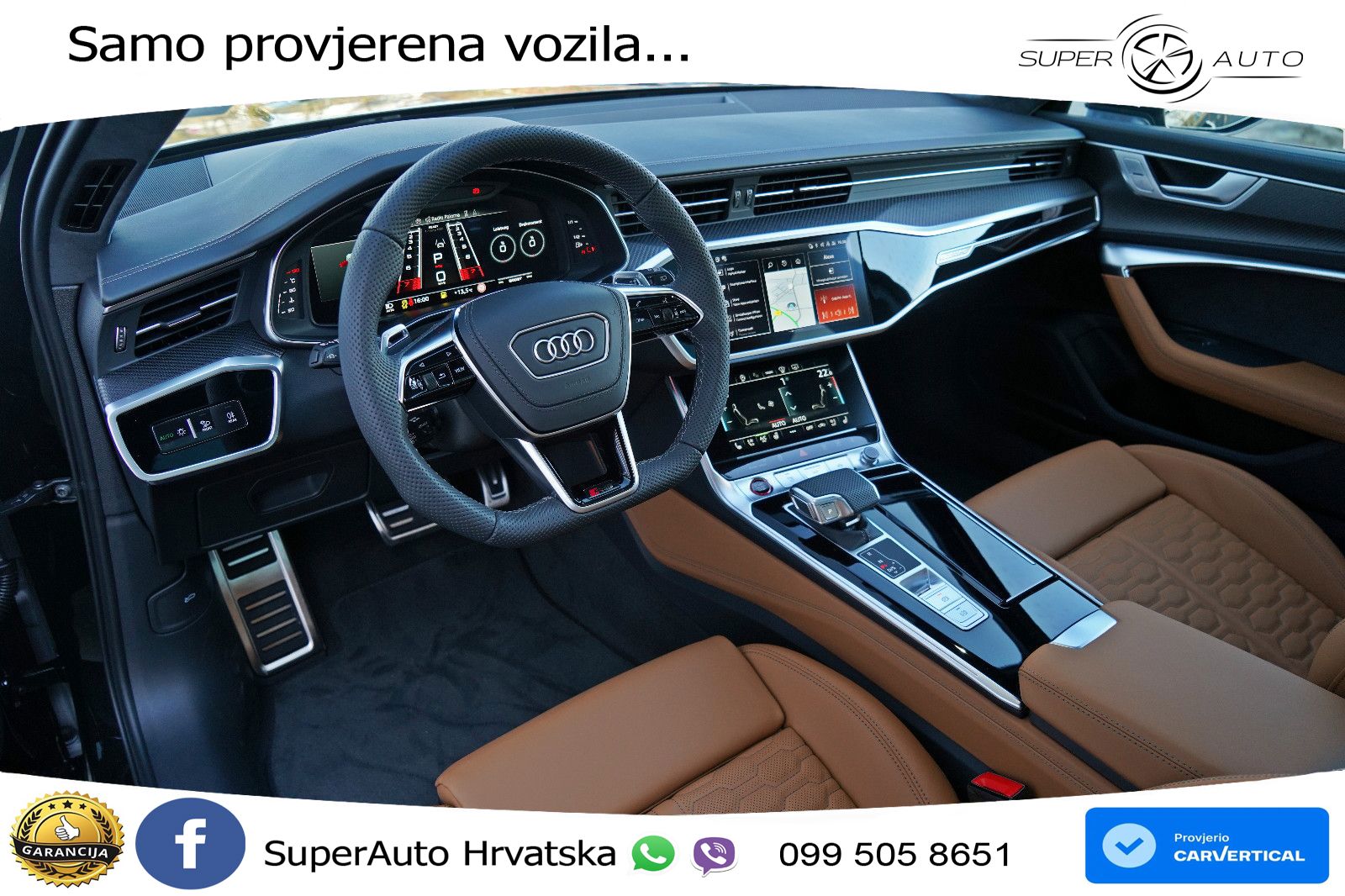 Audi RS6 Avant 4.0 TFSI V8 performance (630 KS)  quattro tiptronic Kuka LED+GR SJED+ACC