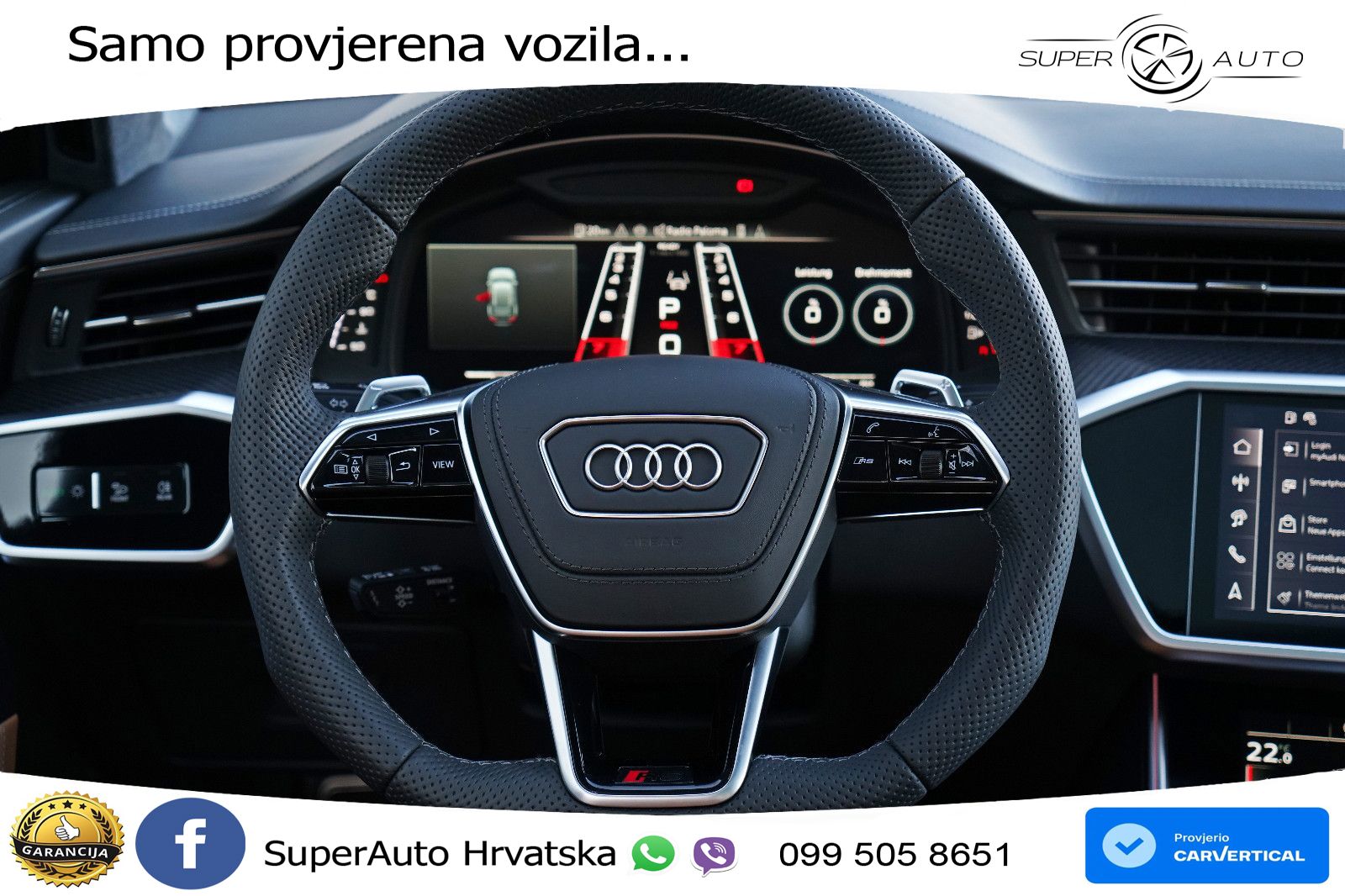 Audi RS6 Avant 4.0 TFSI V8 performance (630 KS)  quattro tiptronic Kuka LED+GR SJED+ACC