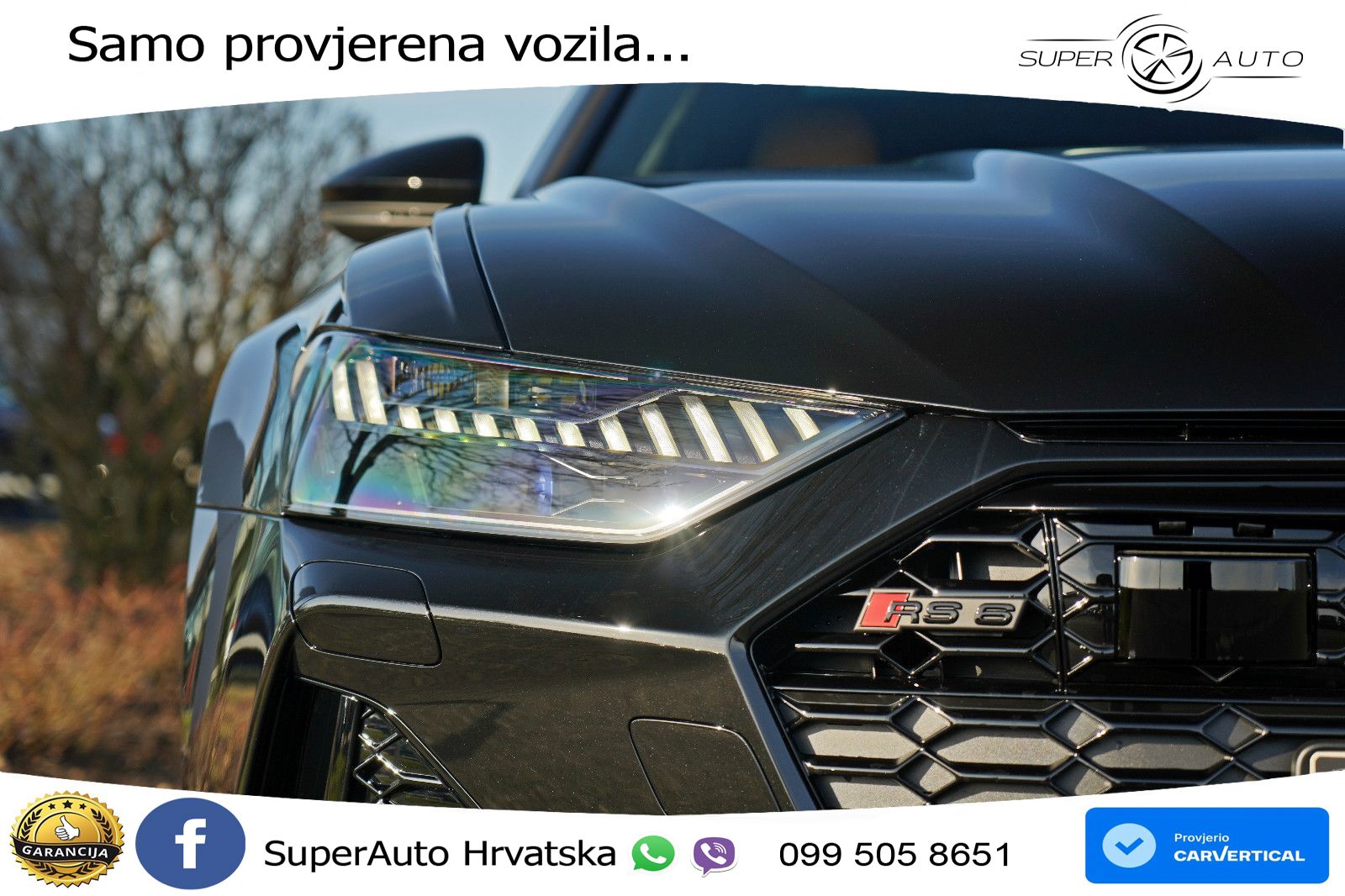 Audi RS6 Avant 4.0 TFSI V8 performance (630 KS)  quattro tiptronic Kuka LED+GR SJED+ACC