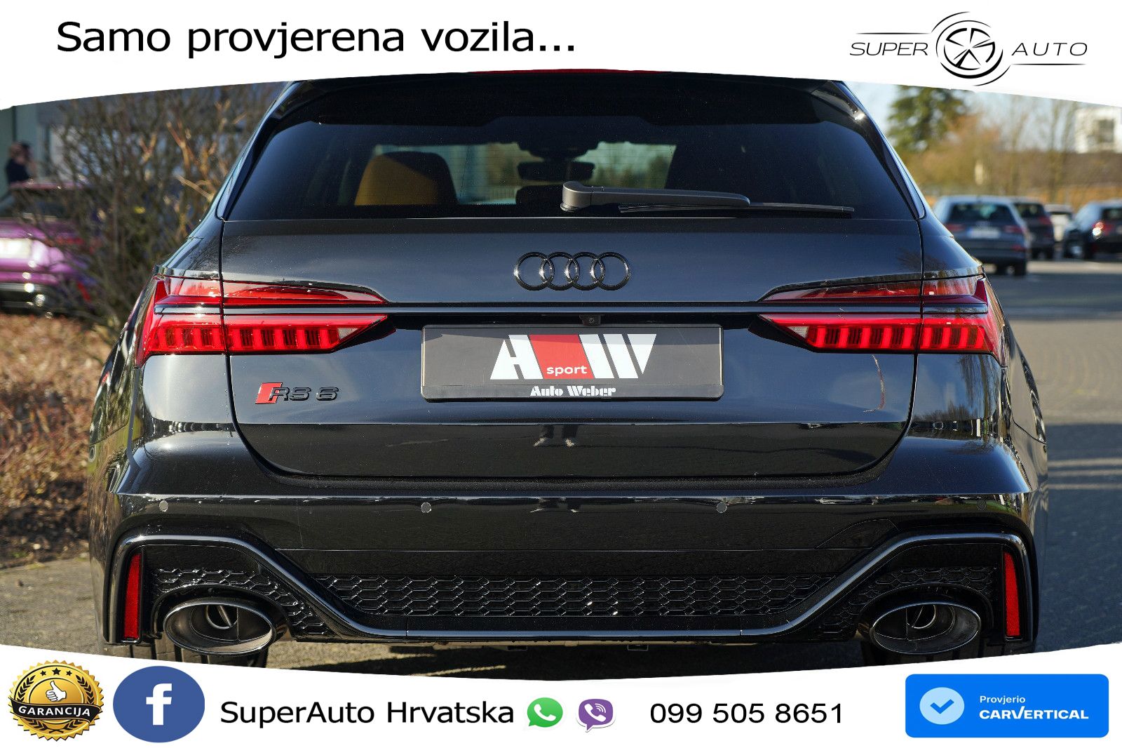 Audi RS6 Avant 4.0 TFSI V8 performance (630 KS)  quattro tiptronic Kuka LED+GR SJED+ACC