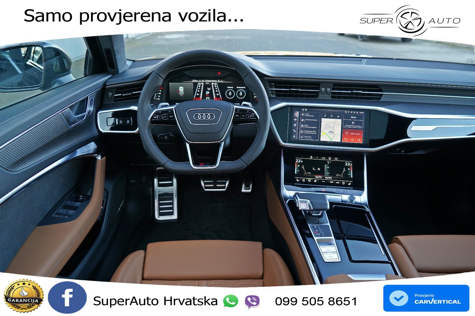 Audi RS6 Avant 4.0 TFSI V8 performance (630 KS)  quattro tiptronic Kuka LED+GR SJED+ACC