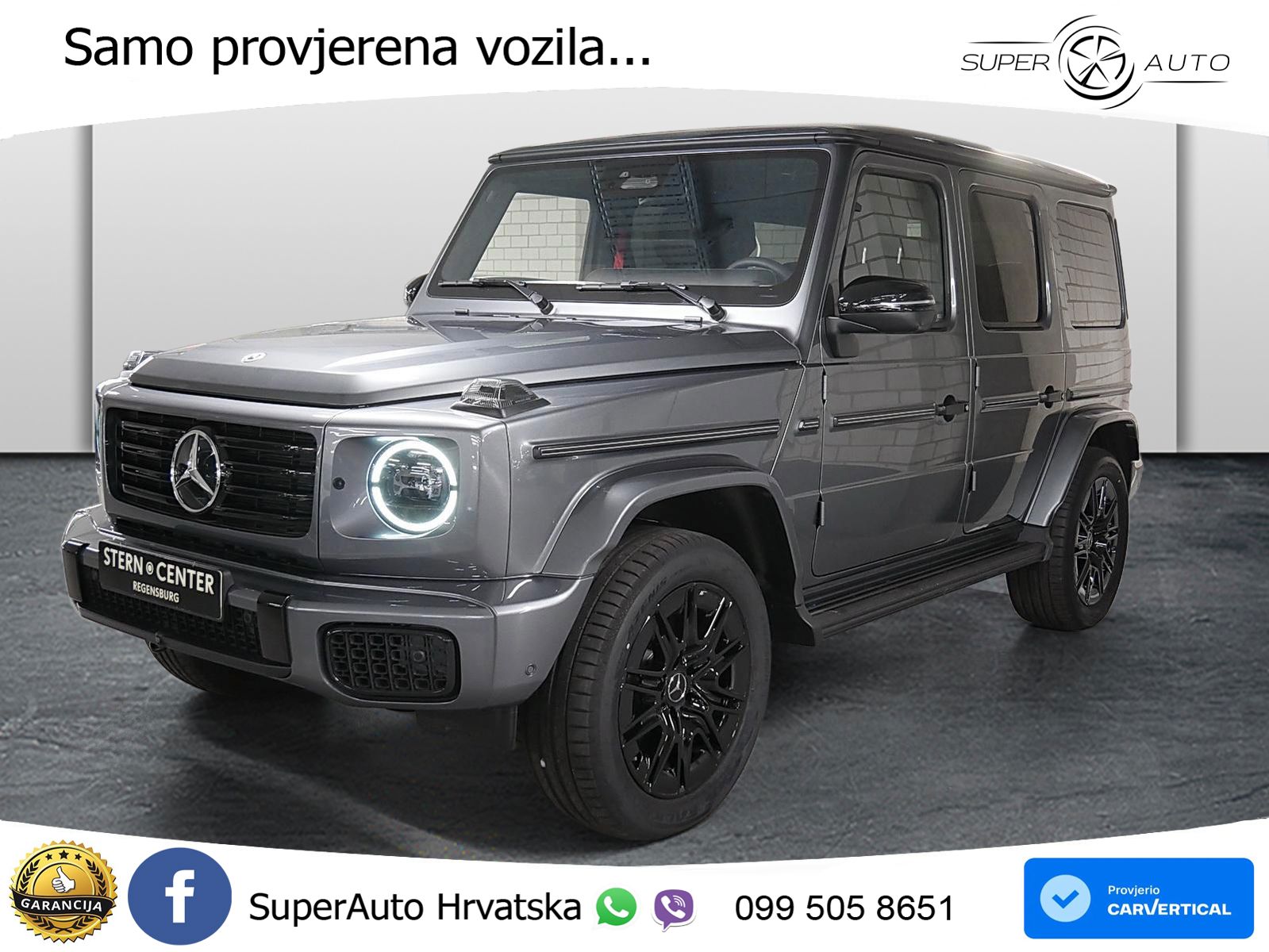 Mercedes G 450d Long (367 KS) 4MATIC 9G-TRONIC Exclusive LED+GR SJED+ACC