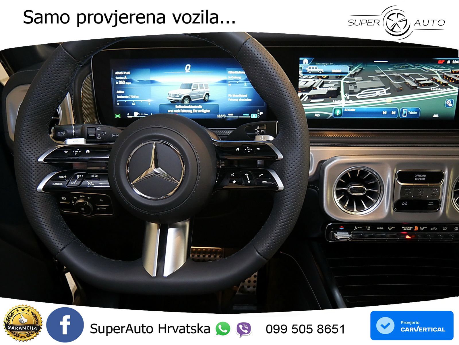 Mercedes G 450d Long (367 KS) 4MATIC 9G-TRONIC Exclusive LED+GR SJED+ACC