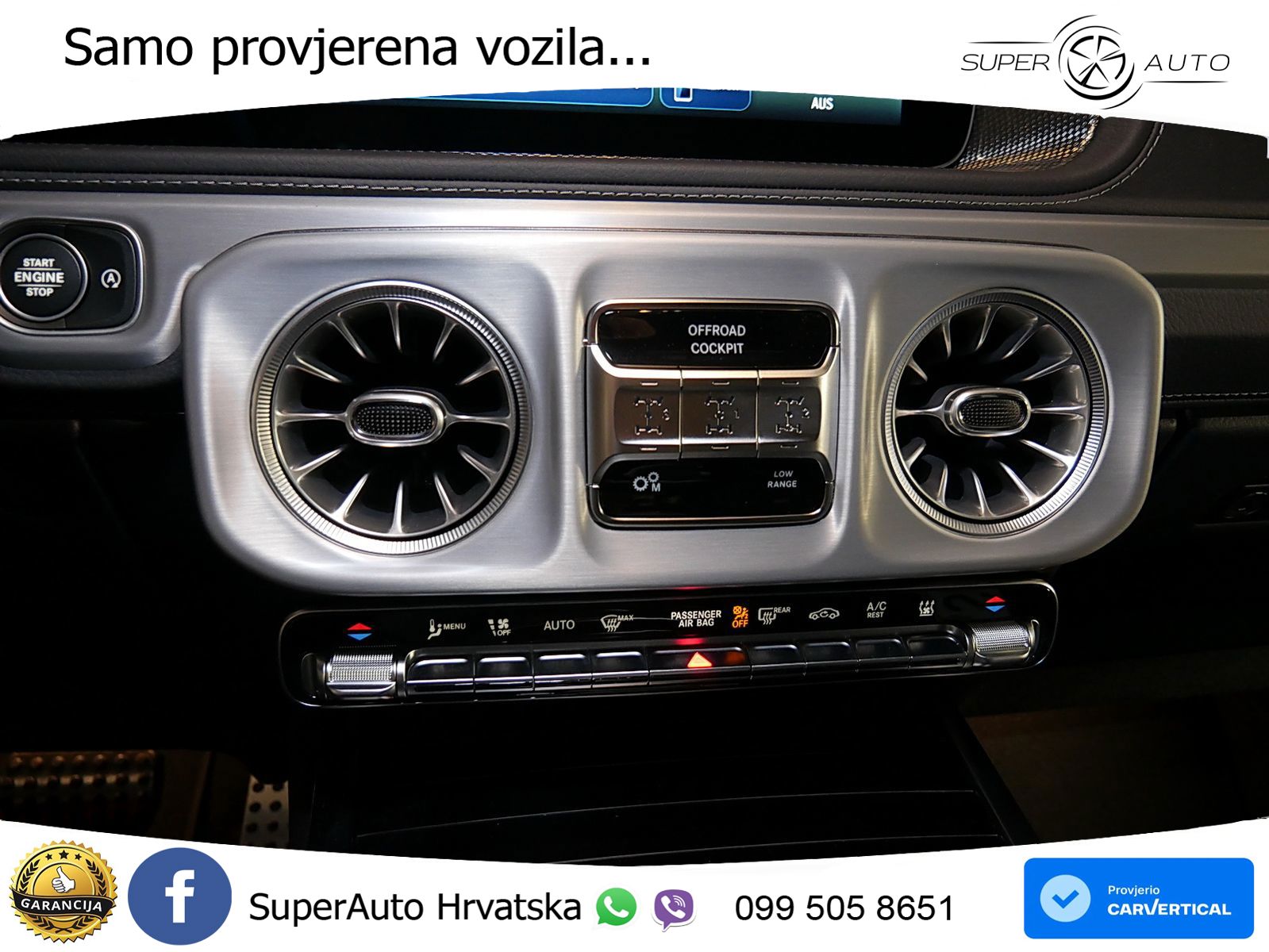 Mercedes G 450d Long (367 KS) 4MATIC 9G-TRONIC Exclusive LED+GR SJED+ACC