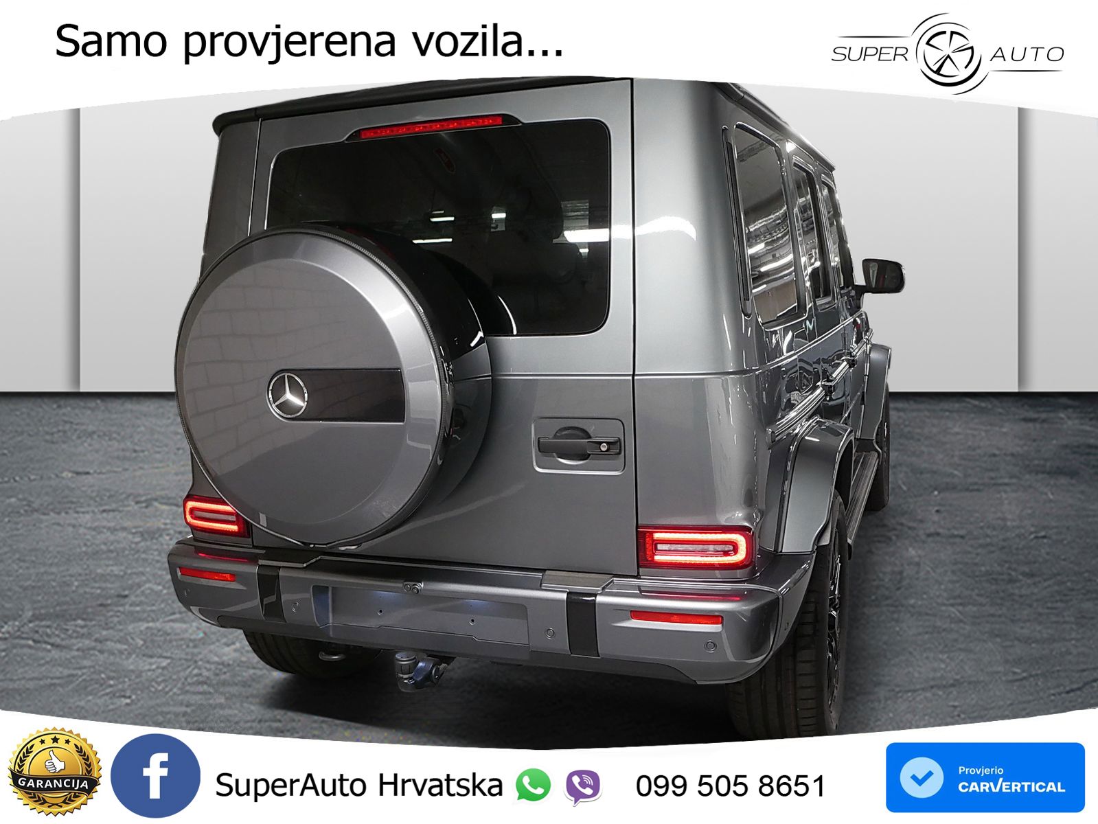 Mercedes G 450d Long (367 KS) 4MATIC 9G-TRONIC Exclusive LED+GR SJED+ACC