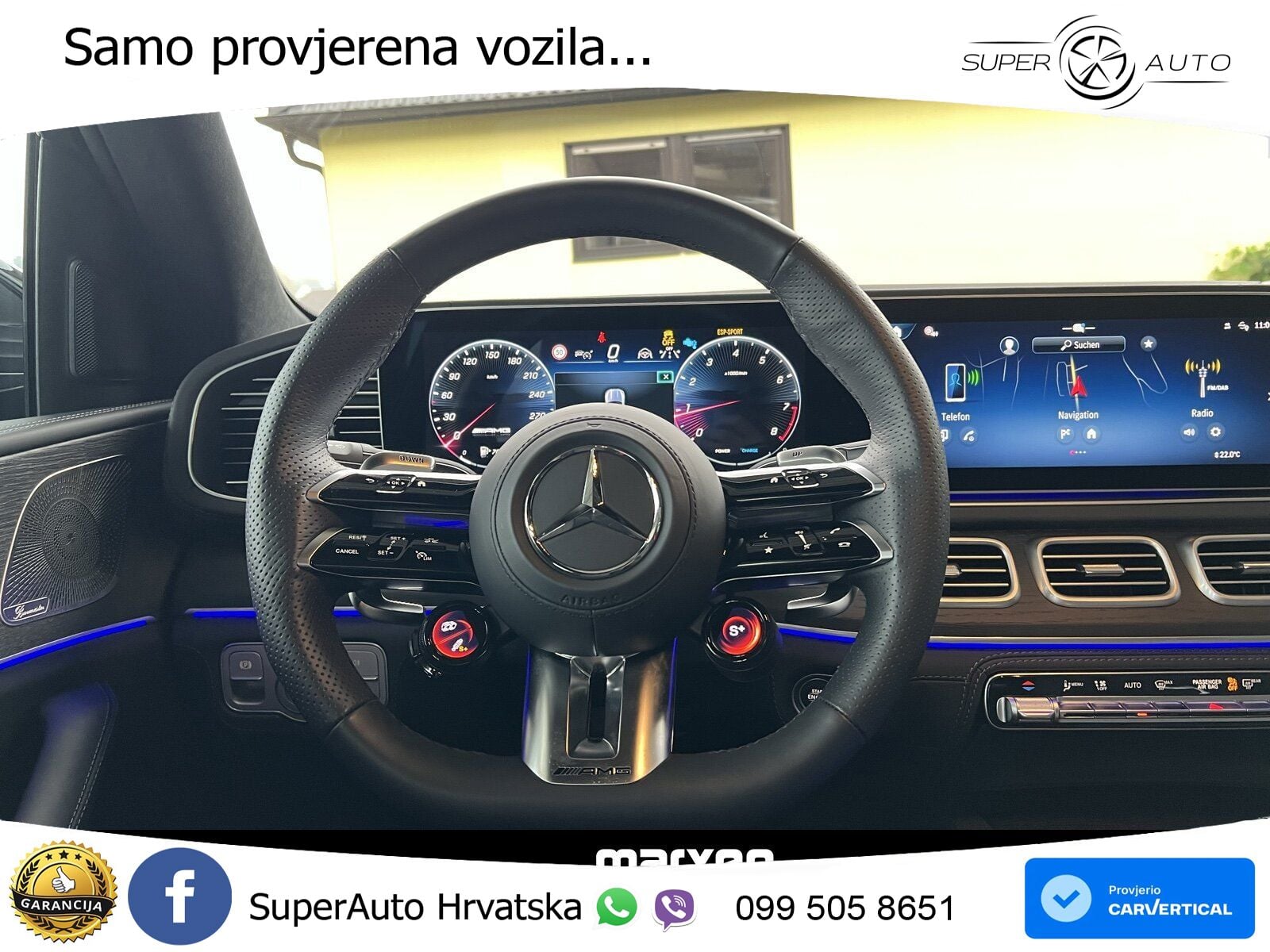 Mercedes AMG GLE 63 S V8 (612 KS) EQ Boost 4MATIC+ AMG SPEEDSHIFT TCT 9G ACC+HEAD+4xGR SJED+360+PANO
