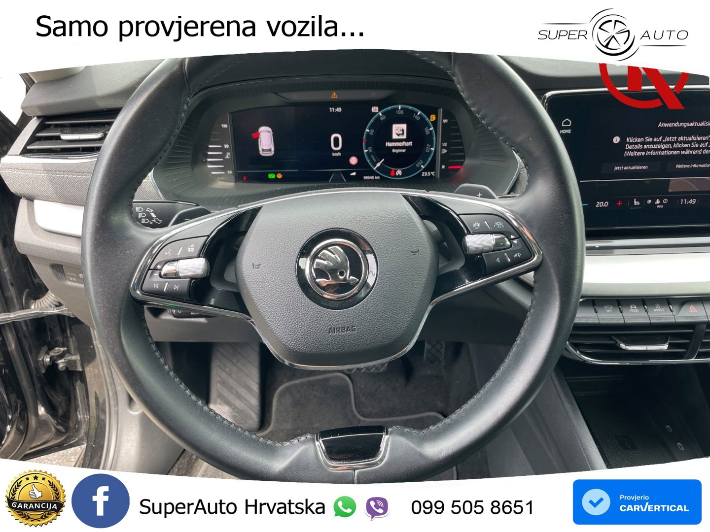 Škoda Octavia Combi 1.5 TSI EVO e-TEC (150 KS) DSG LED+GR SJED+ACC