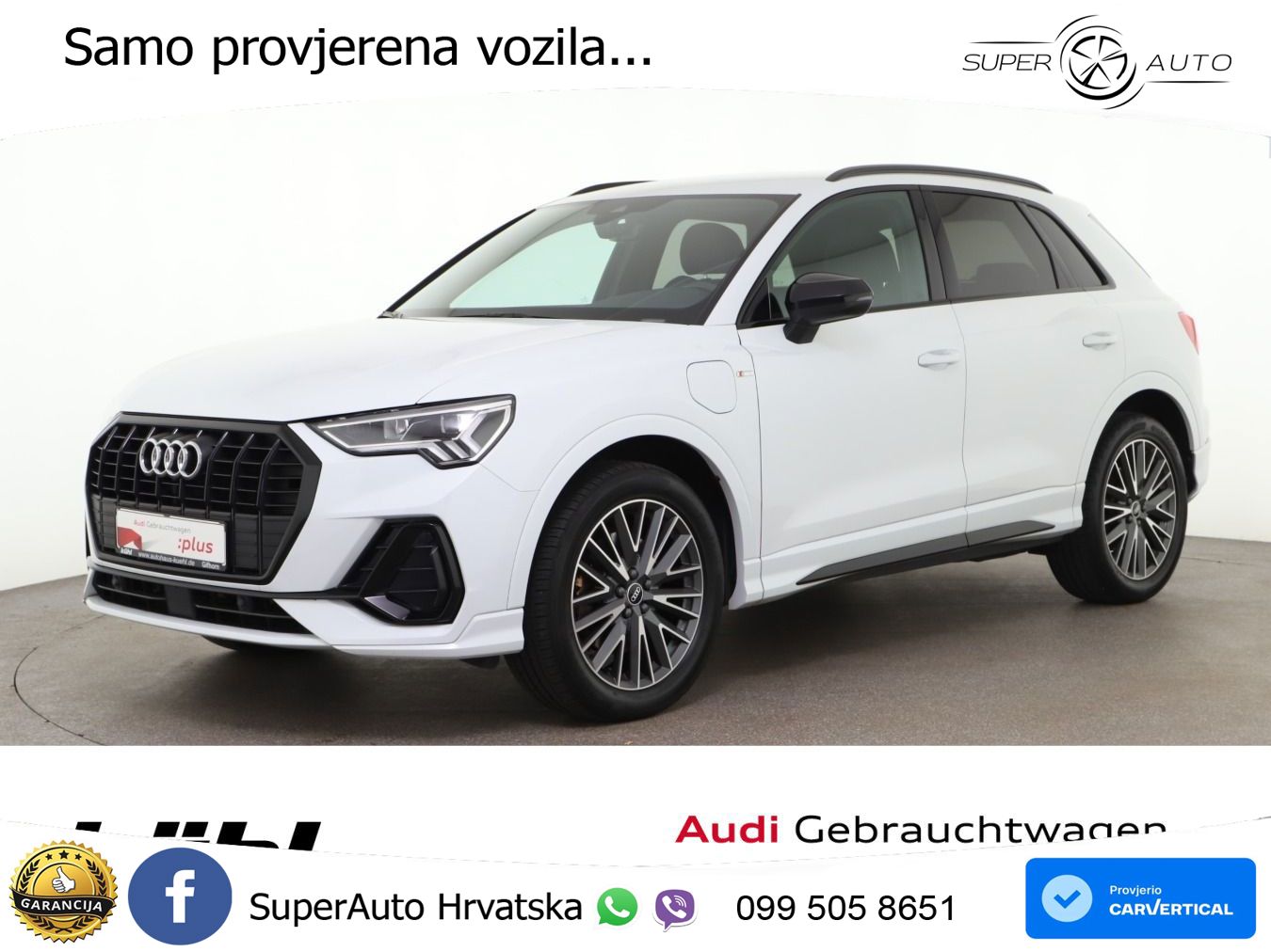 Audi Q3 45 TFSIe (245 KS) S tronic S line LED+GR SJED+ACC