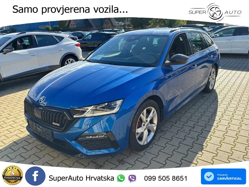 Škoda Octavia Combi RS 2.0 TSI (245 KS) DSG MATRIX+GR SJED+KAM