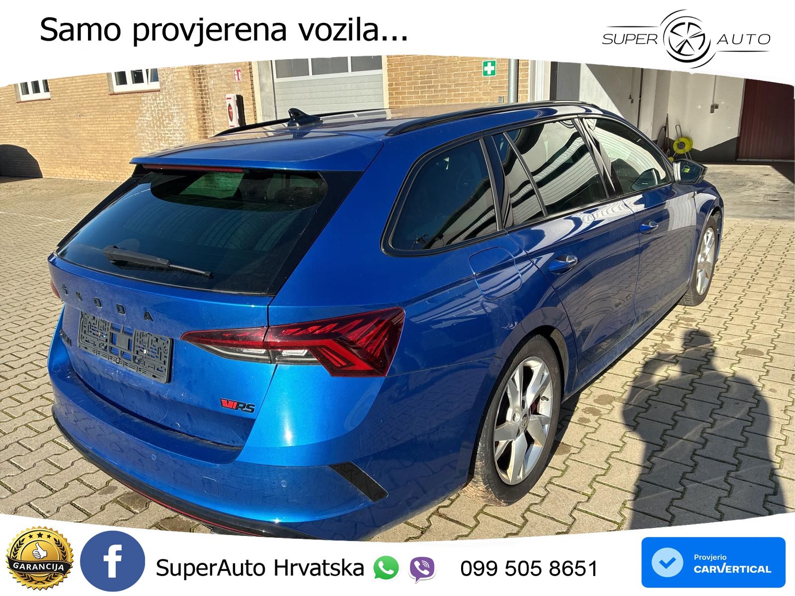Škoda Octavia Combi RS 2.0 TSI (245 KS) DSG MATRIX+GR SJED+KAM