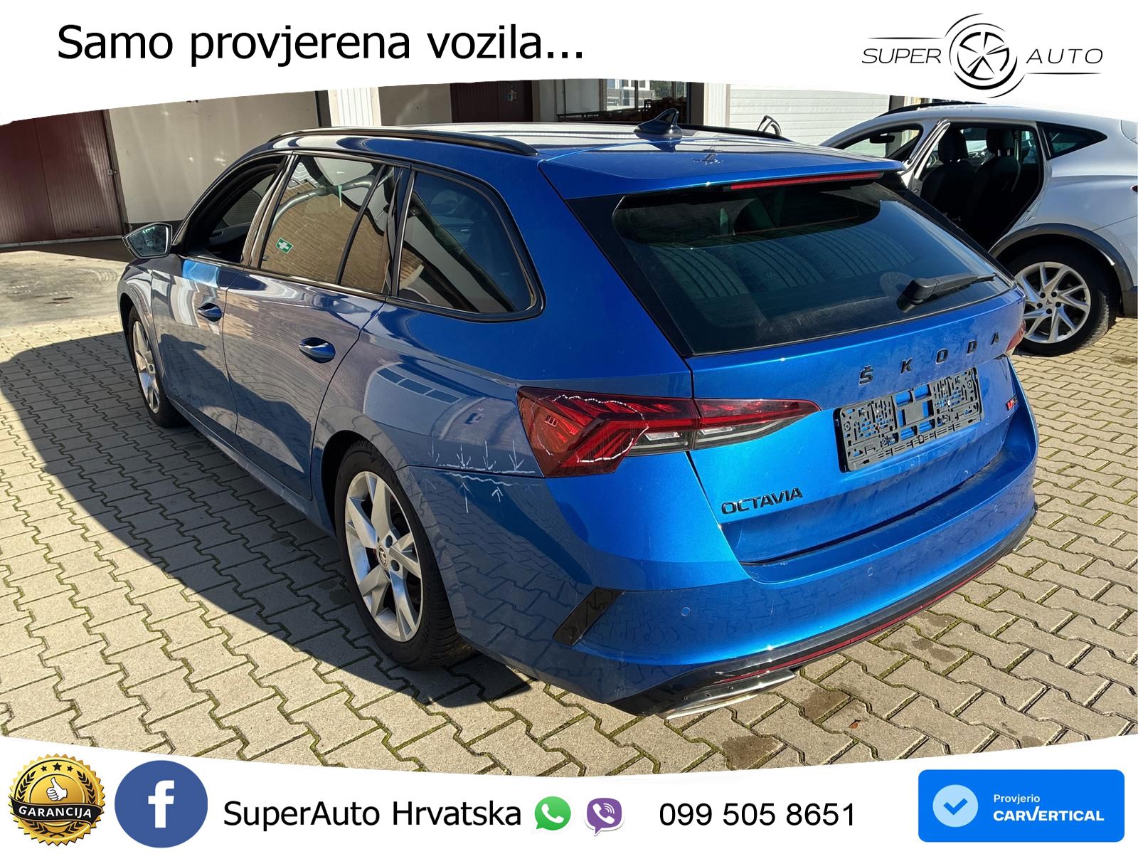 Škoda Octavia Combi RS 2.0 TSI (245 KS) DSG MATRIX+GR SJED+KAM
