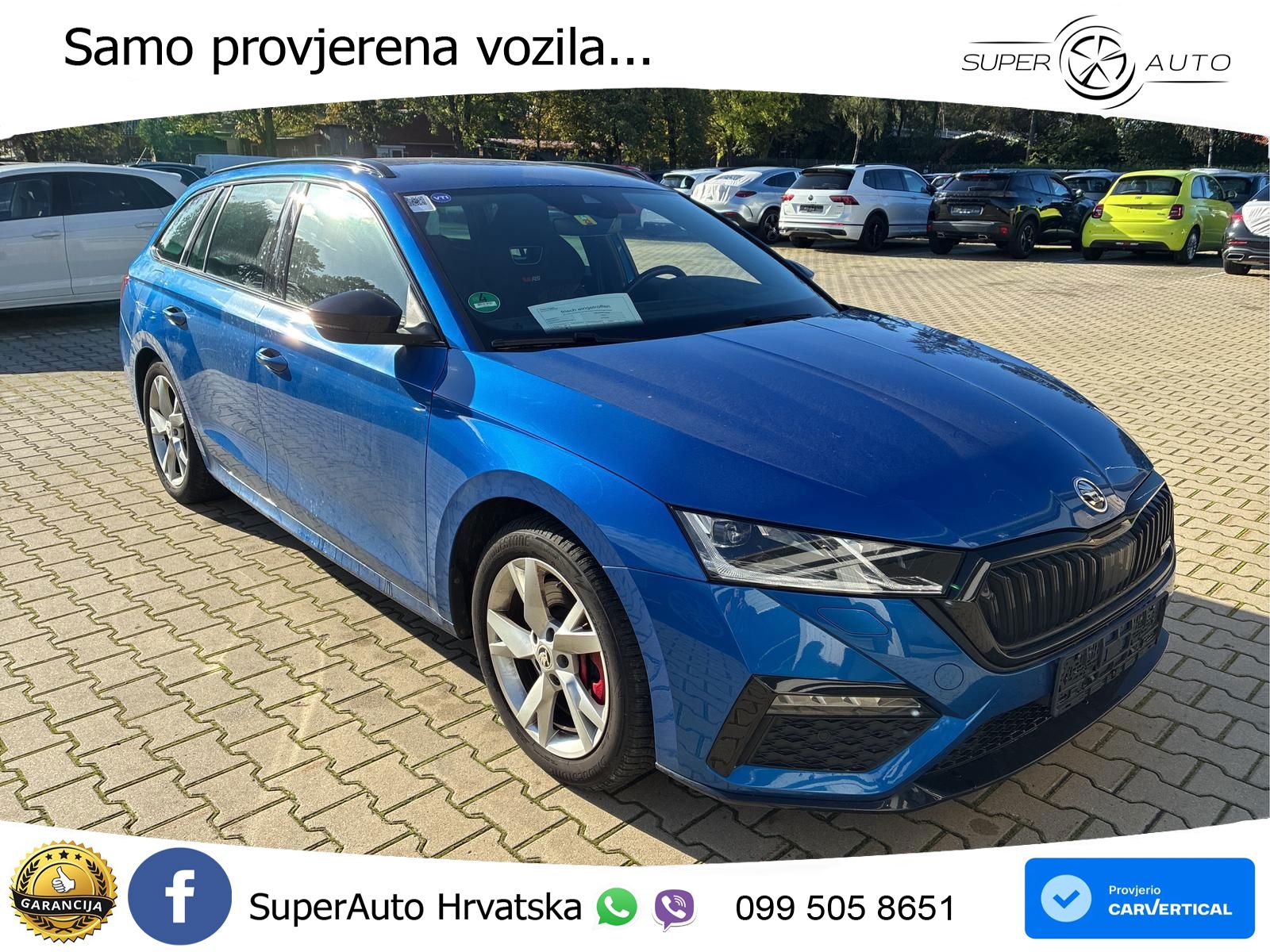 Škoda Octavia Combi RS 2.0 TSI (245 KS) DSG MATRIX+GR SJED+KAM