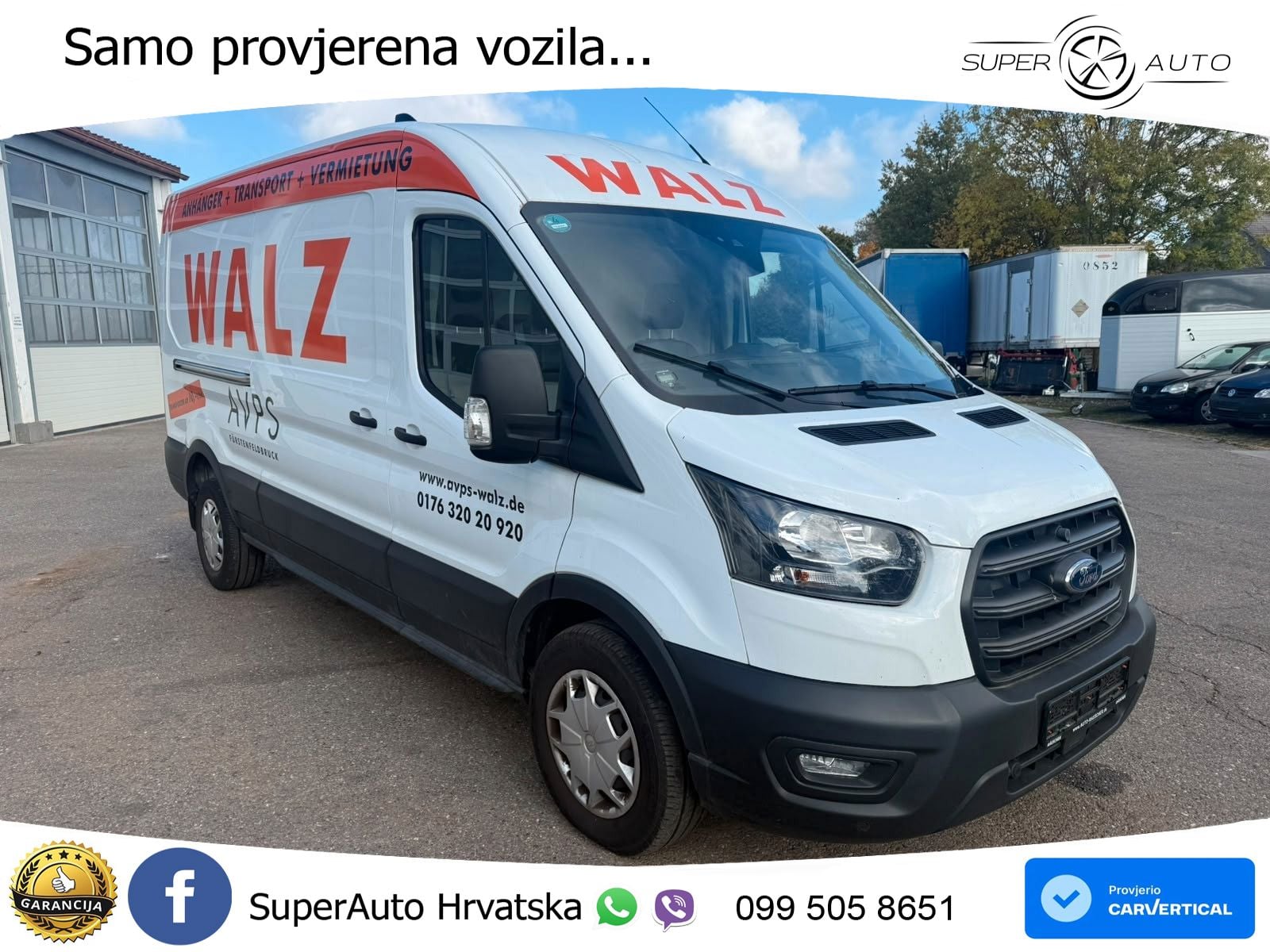 Ford Transit Kasten 350 L3 Trend Automatik Leder Temp 170 KS