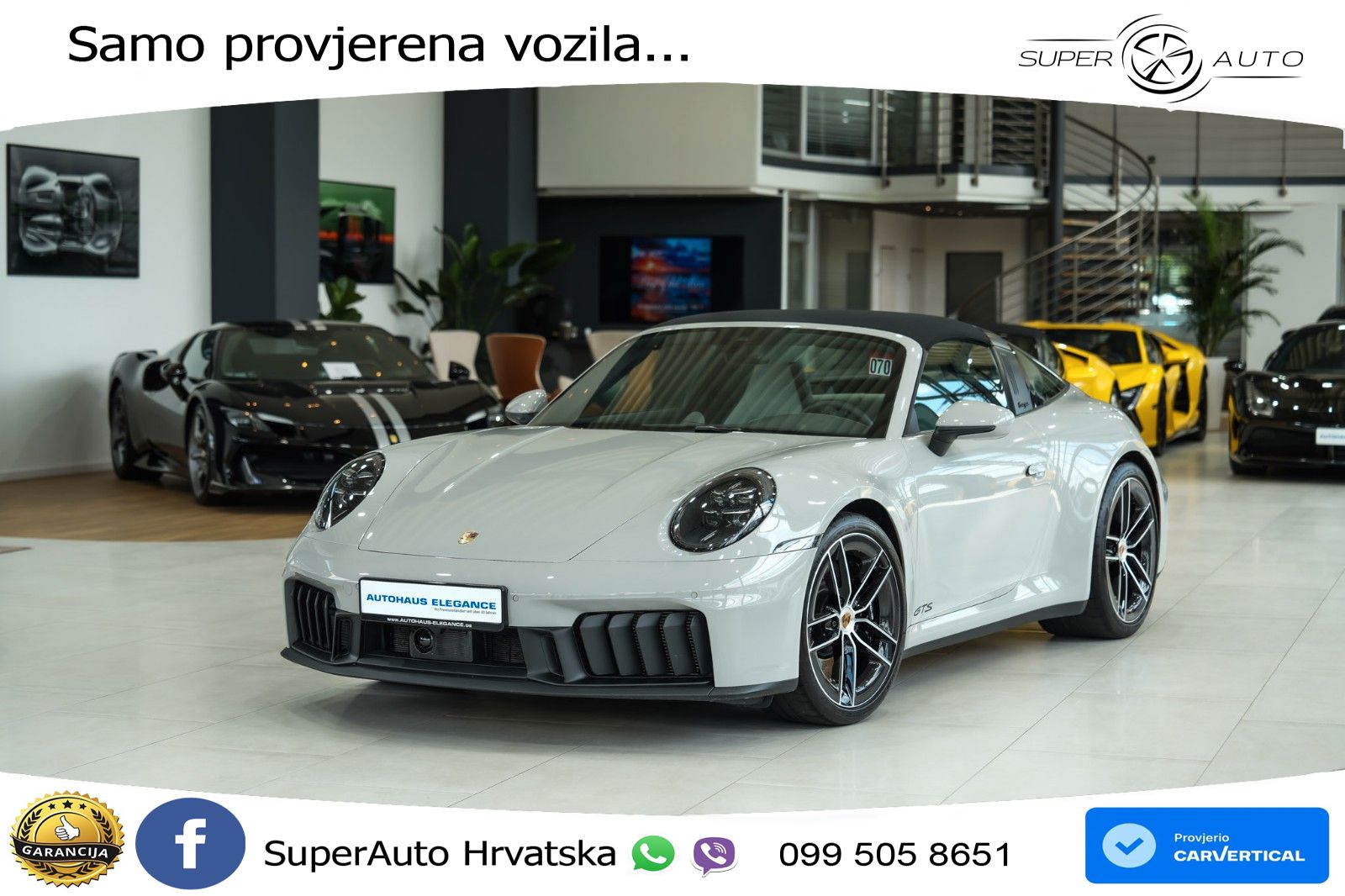 Porsche 911 Carrera 4 GTS Cabriolet 3.6 (541 KS) T-Hybrid PDK MATRIX+GR SJED+KAM