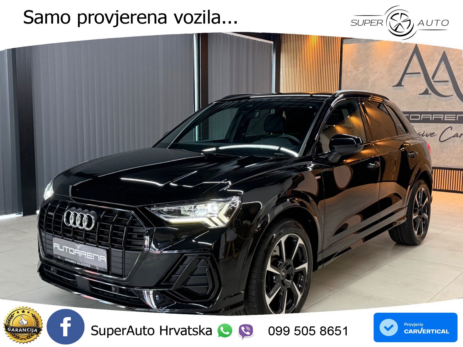 Audi Q3 40 TDI (200 KS) quattro S tronic S line LED+GR SJED+ACC