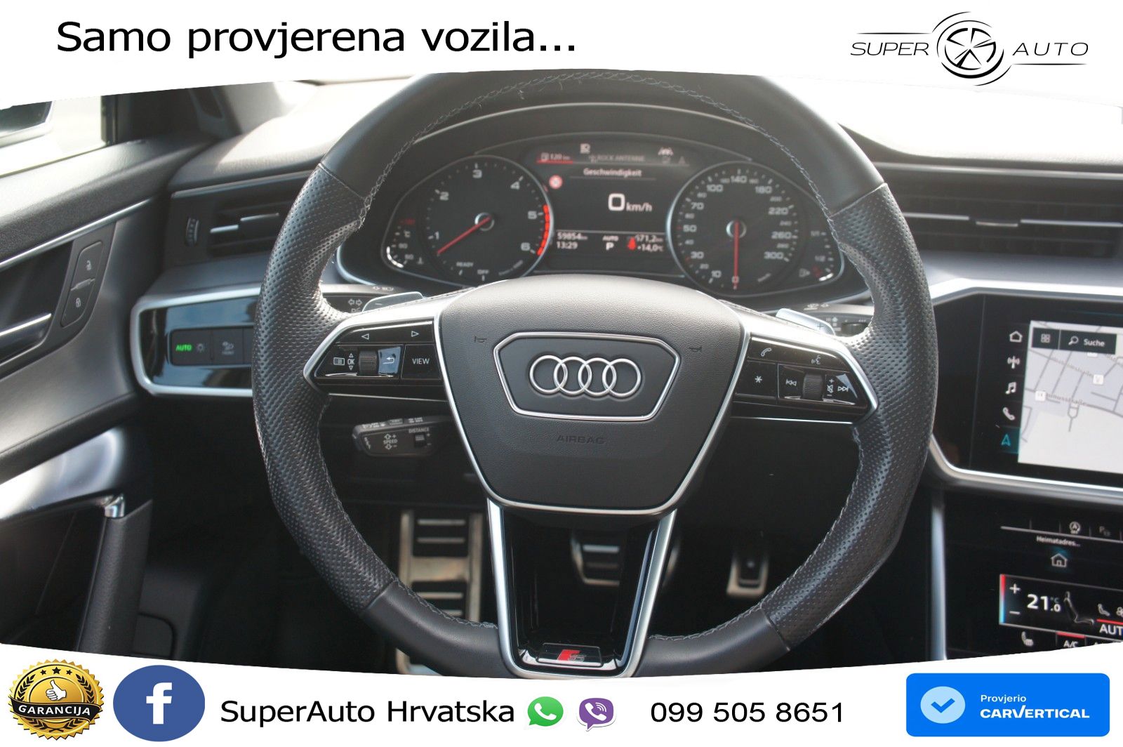 Audi A6 50 TDI V6 (286 KS) quattro tiptronic S line MATRIX+GR SJED+KAM