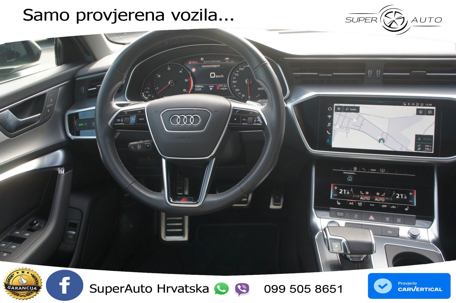 Audi A6 50 TDI V6 (286 KS) quattro tiptronic S line MATRIX+GR SJED+KAM