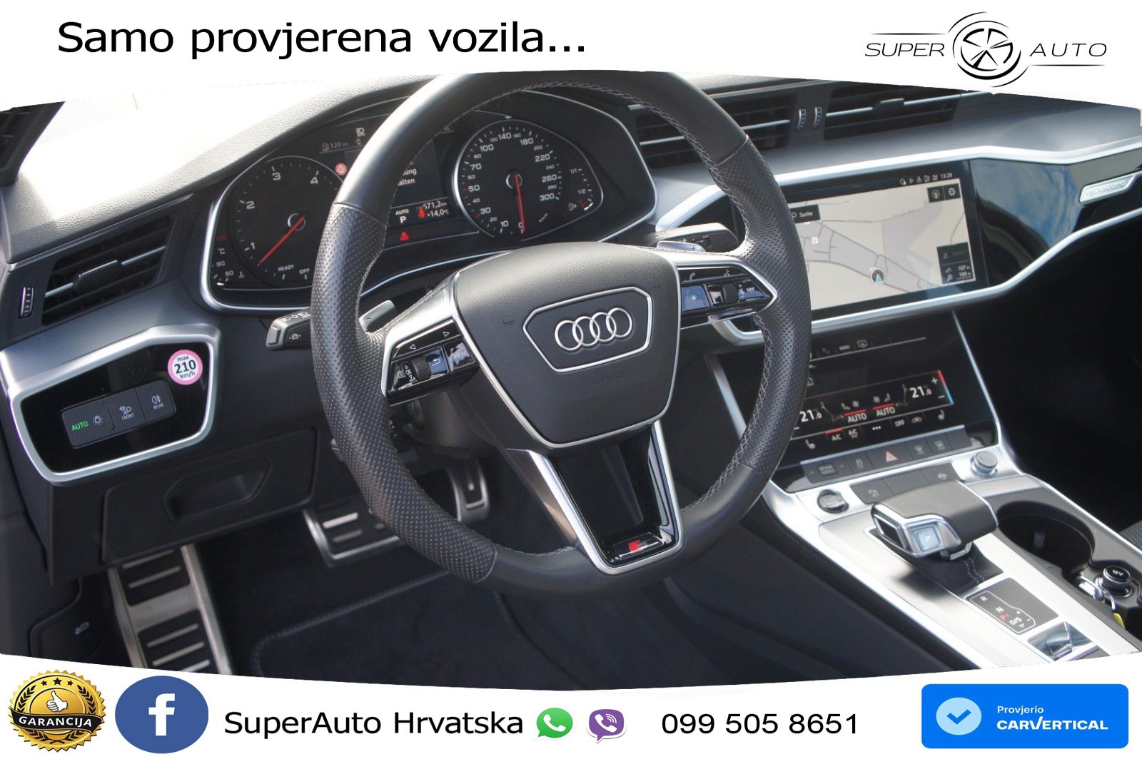 Audi A6 50 TDI V6 (286 KS) quattro tiptronic S line MATRIX+GR SJED+KAM