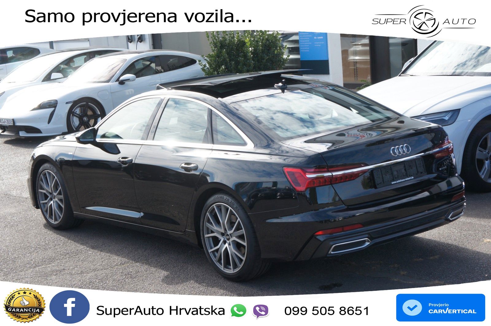Audi A6 50 TDI V6 (286 KS) quattro tiptronic S line MATRIX+GR SJED+KAM