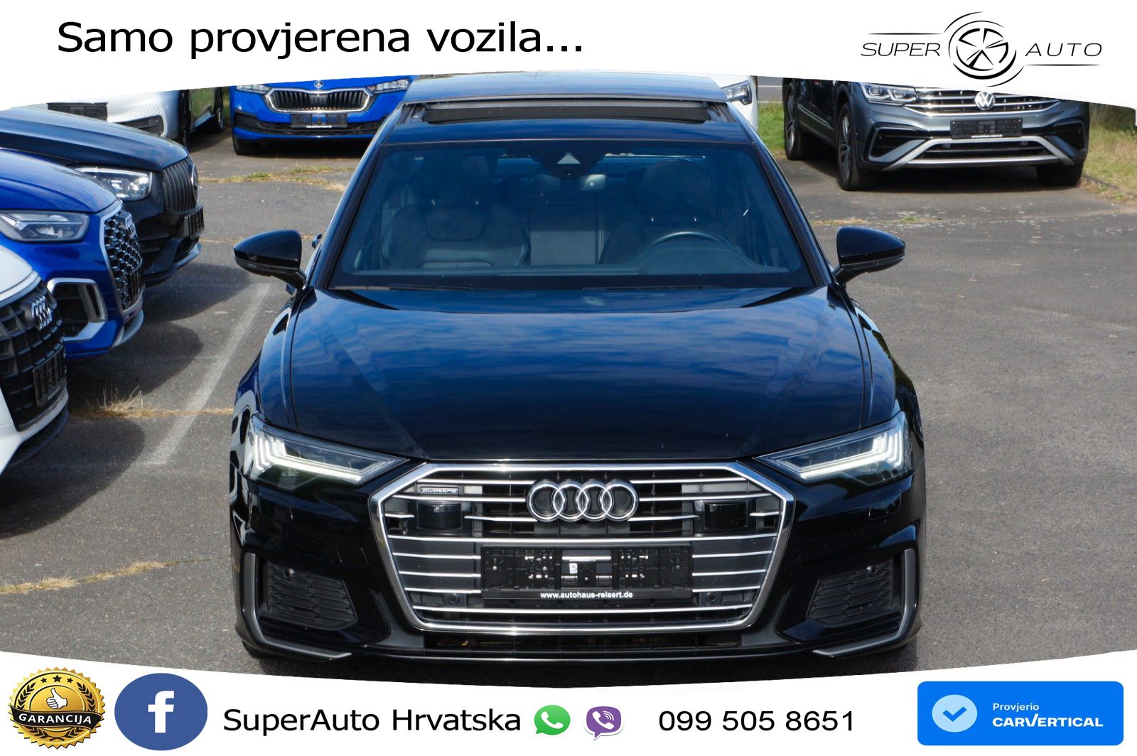 Audi A6 50 TDI V6 (286 KS) quattro tiptronic S line MATRIX+GR SJED+KAM