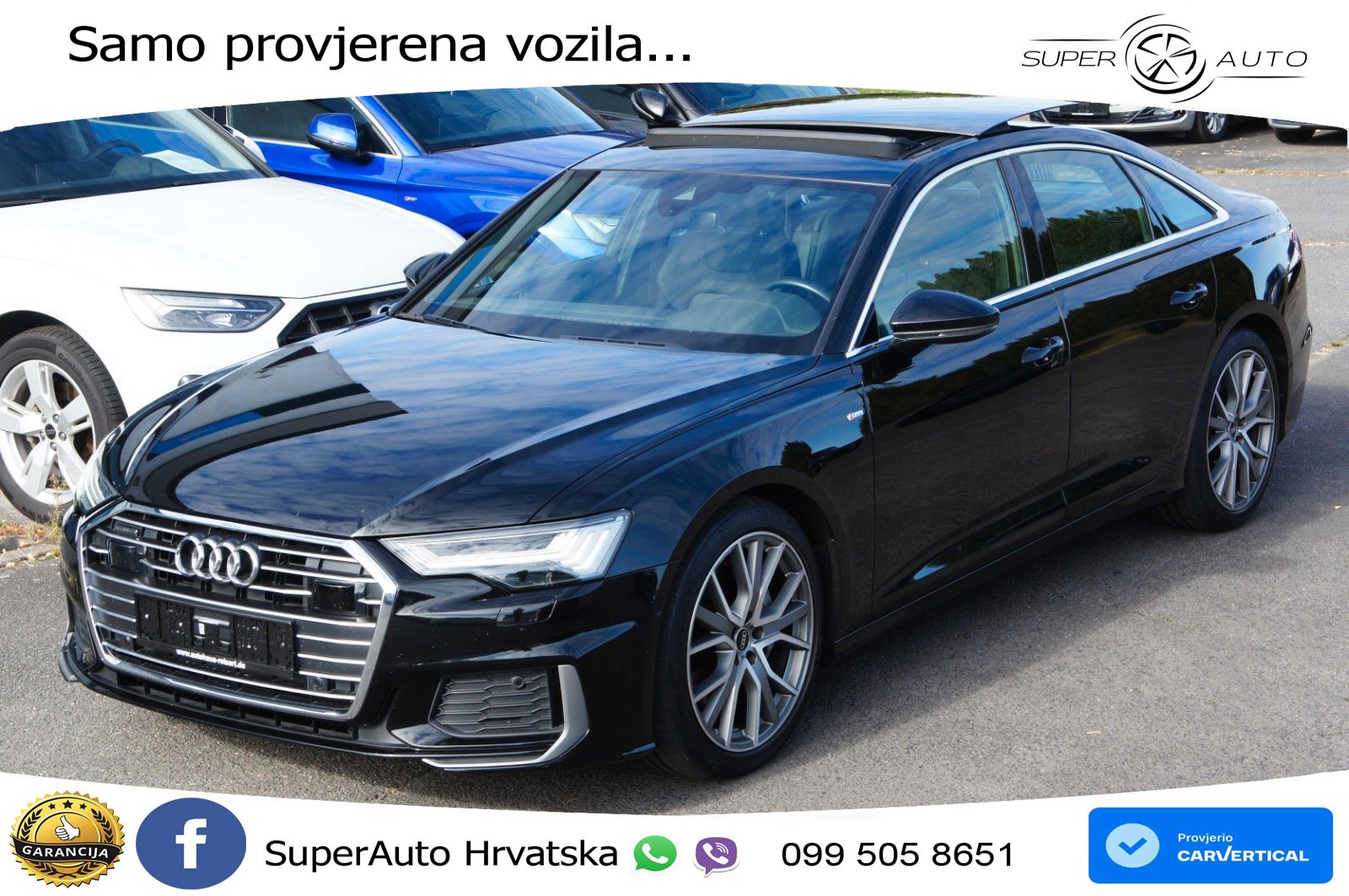 Audi A6 50 TDI V6 (286 KS) quattro tiptronic S line MATRIX+GR SJED+KAM
