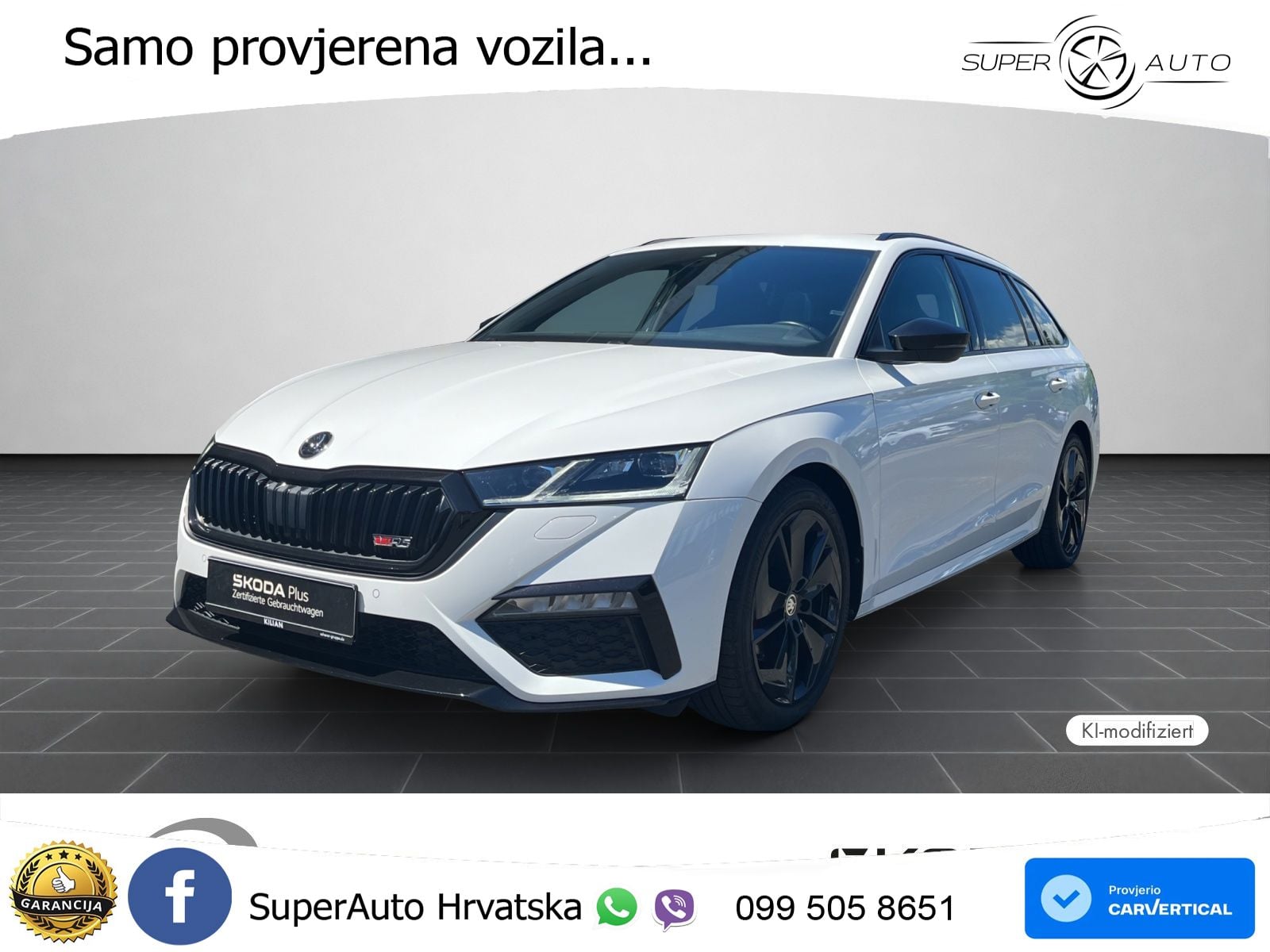 Škoda Octavia Combi RS 2.0 TDI (200 KS) DSG