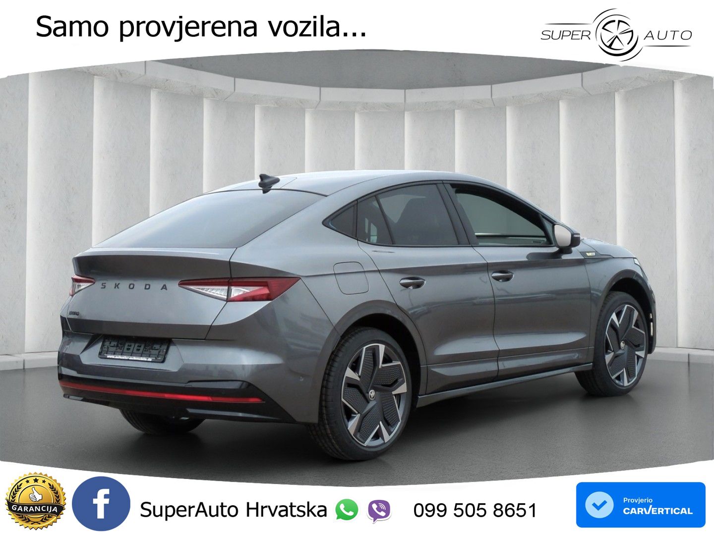 Škoda Enyaq iV RS 82 kWh (340 KS) AWD LED+GR SJED+ACC
