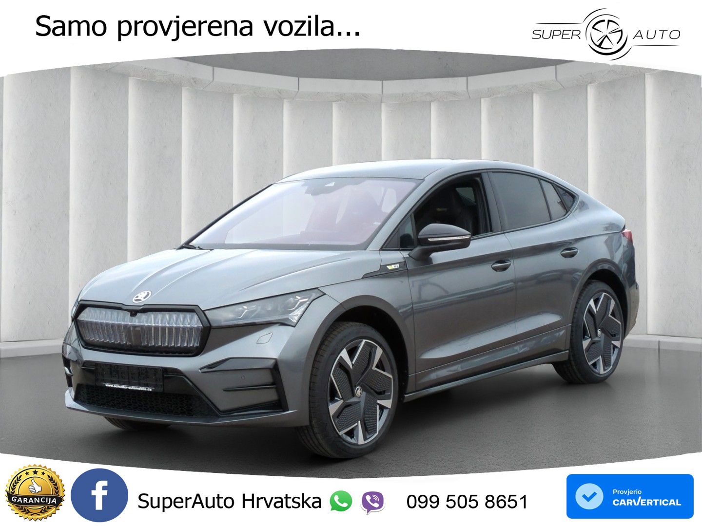 Škoda Enyaq iV RS 82 kWh (340 KS) AWD LED+GR SJED+ACC