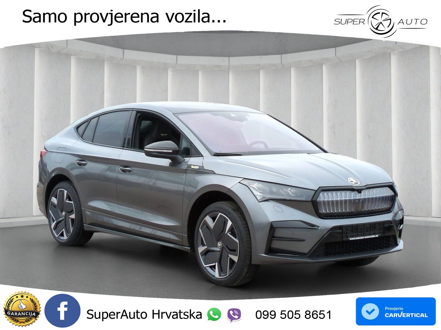 Škoda Enyaq iV RS 82 kWh (340 KS) AWD LED+GR SJED+ACC