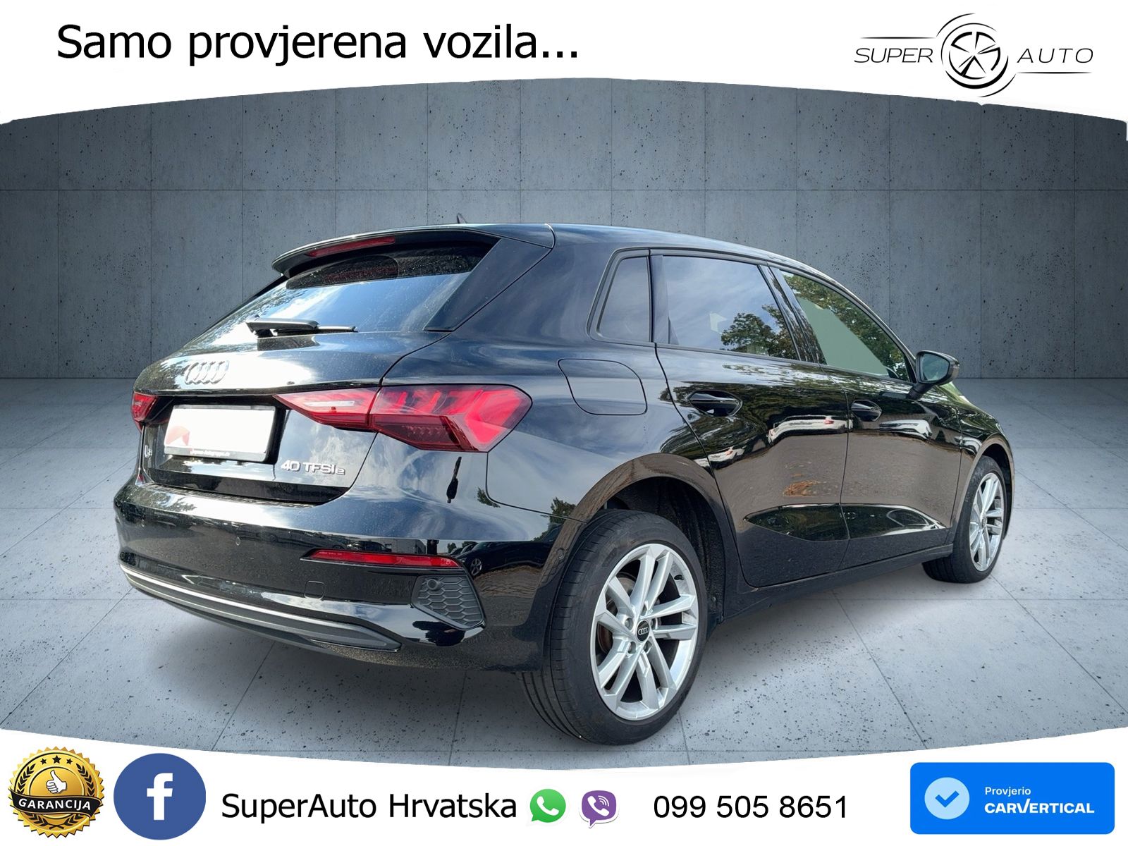 Audi A3 40 TFSIe (204 KS) S tronic LED+GR SJED+ACC