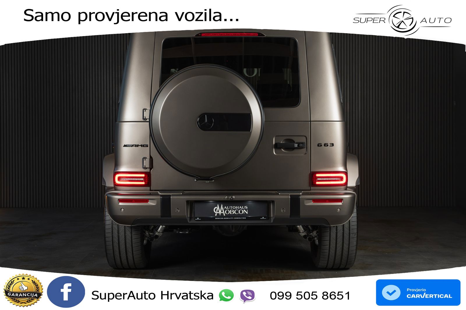 Mercedes AMG G 63 Long V8 (585 KS) 4MATIC 9G-TRONIC AMG SPEEDSHIFT TCT Superior LED+GR SJED+ACC