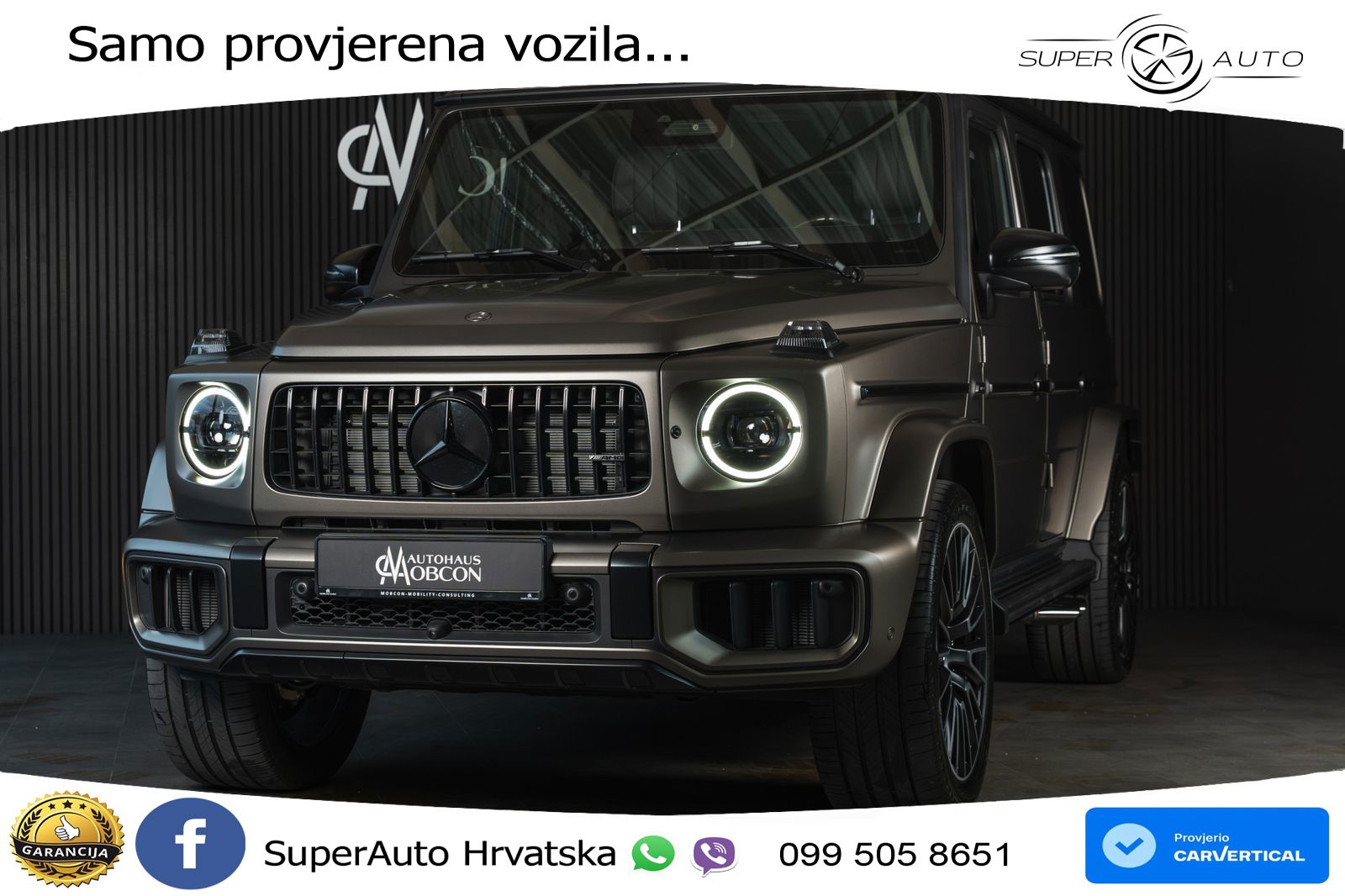 Mercedes AMG G 63 Long V8 (585 KS) 4MATIC 9G-TRONIC AMG SPEEDSHIFT TCT Superior LED+GR SJED+ACC