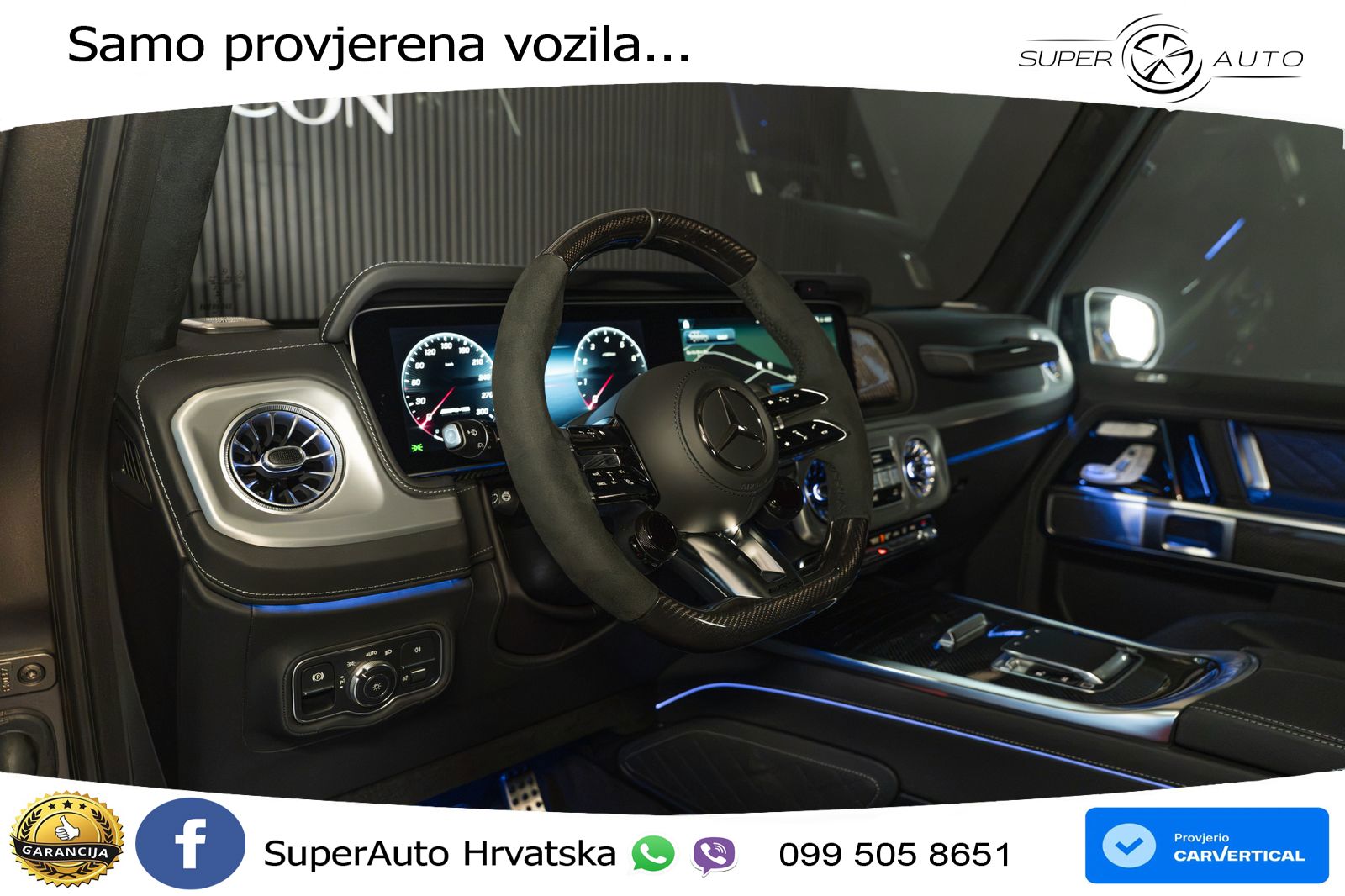Mercedes AMG G 63 Long V8 (585 KS) 4MATIC 9G-TRONIC AMG SPEEDSHIFT TCT Superior LED+GR SJED+ACC