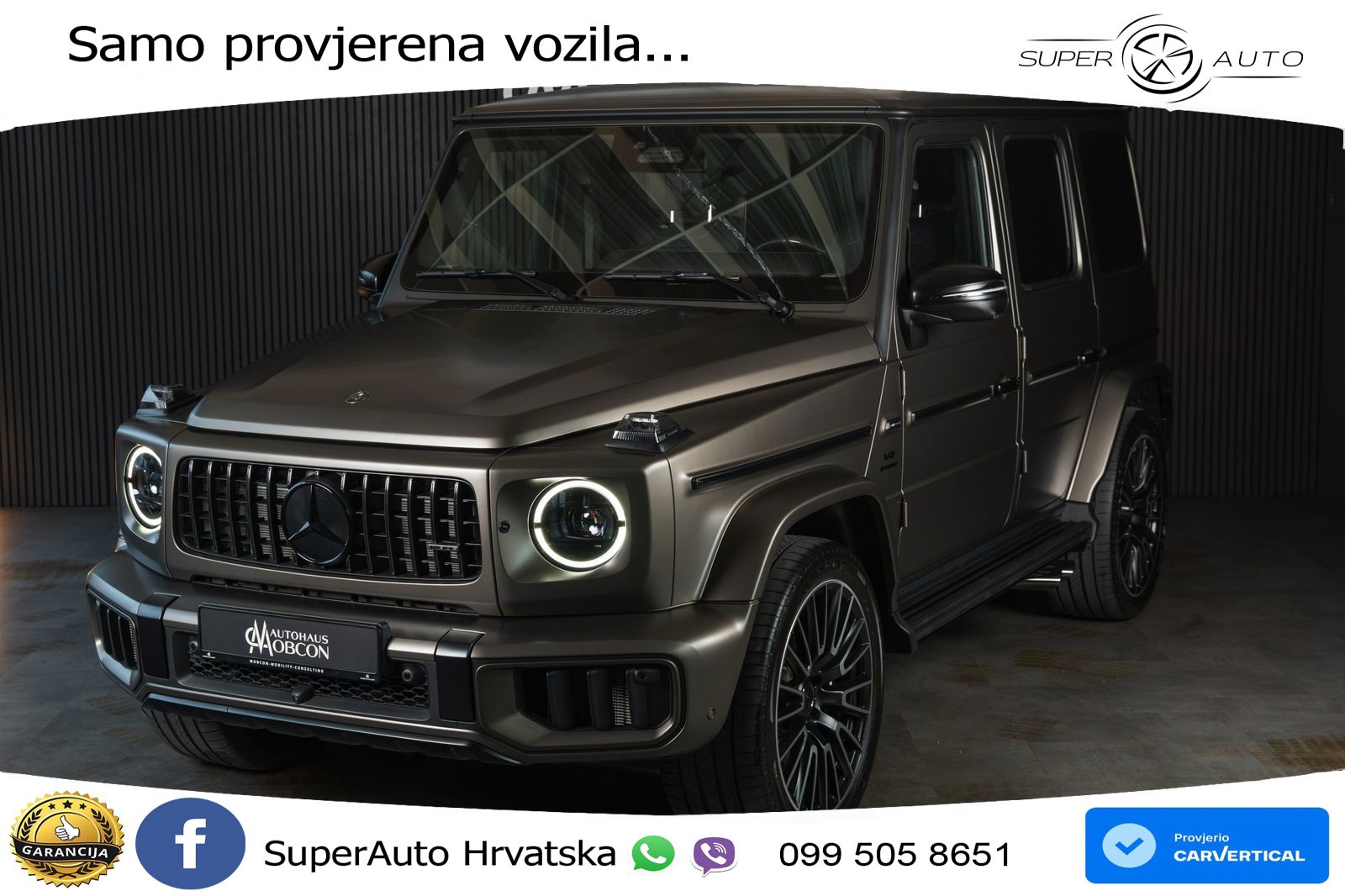 Mercedes AMG G 63 Long V8 (585 KS) 4MATIC 9G-TRONIC AMG SPEEDSHIFT TCT Superior LED+GR SJED+ACC