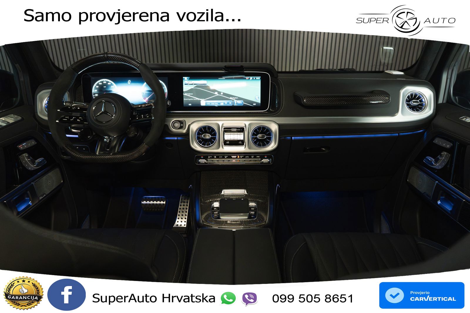 Mercedes AMG G 63 Long V8 (585 KS) 4MATIC 9G-TRONIC AMG SPEEDSHIFT TCT Superior LED+GR SJED+ACC